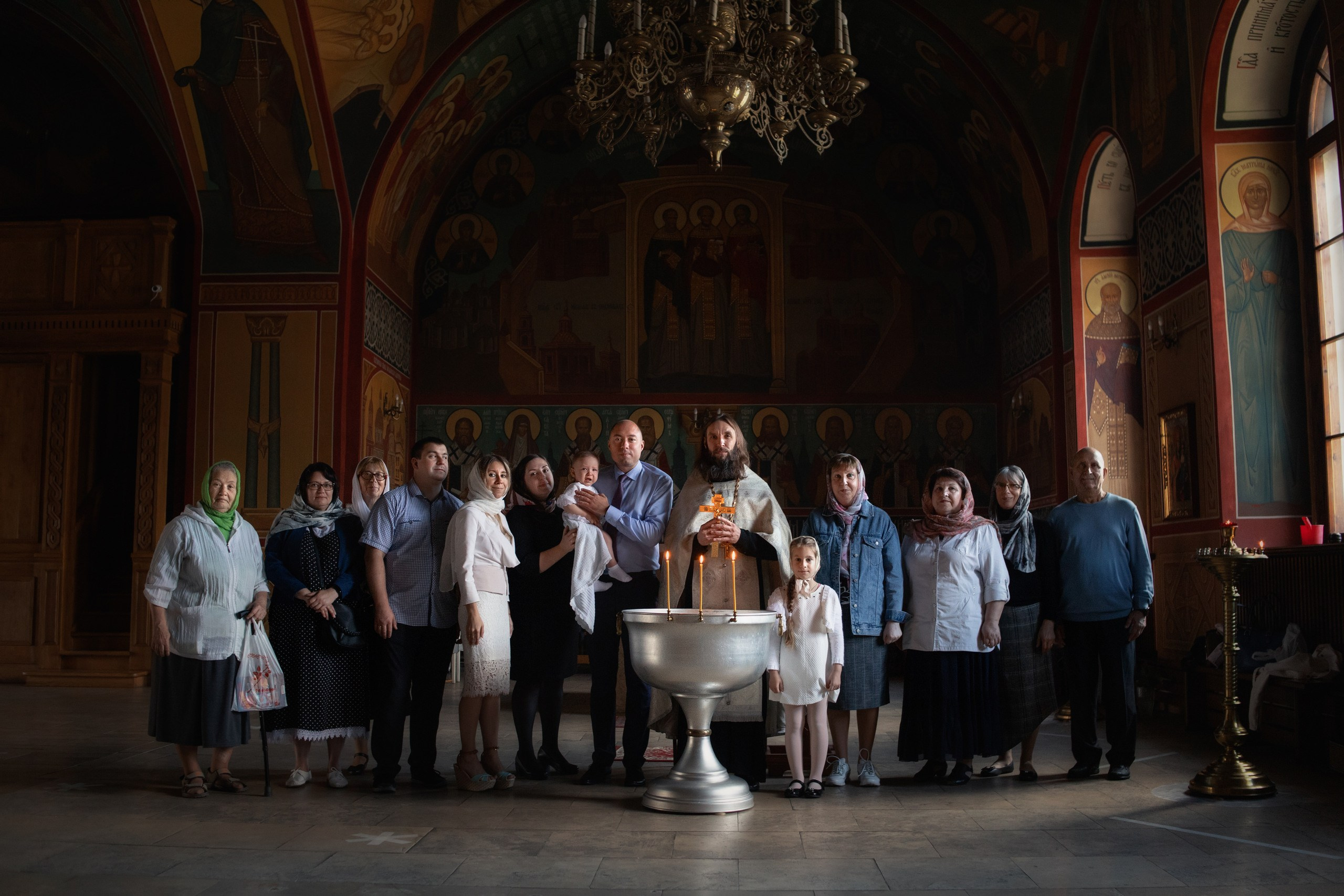 Таинство Крещения. Фотограф Юлия Тягина Москва