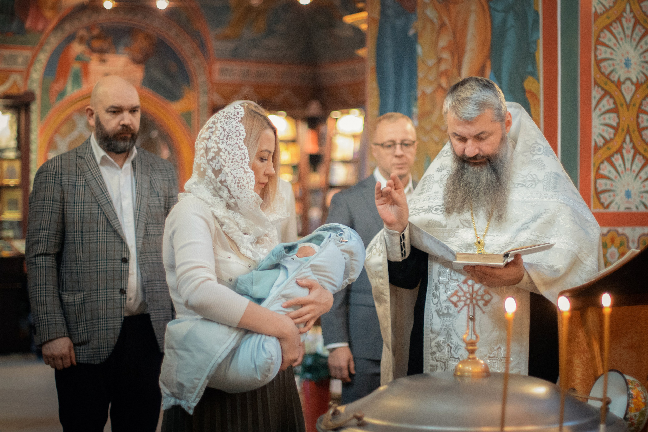 Таинство Крещения. Фотограф Юлия Тягина Москва