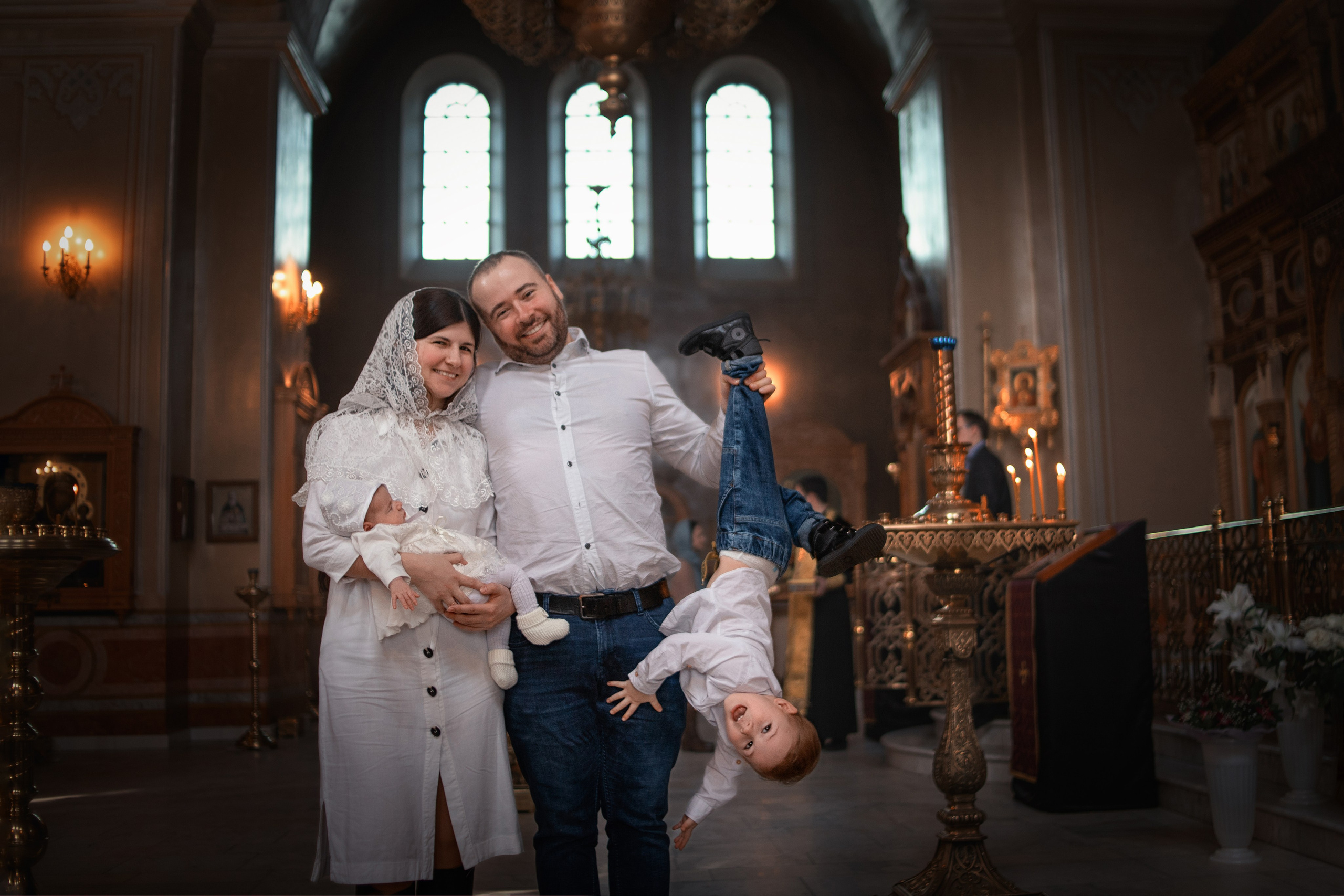 Таинство Крещения. Фотограф Юлия Тягина Москва