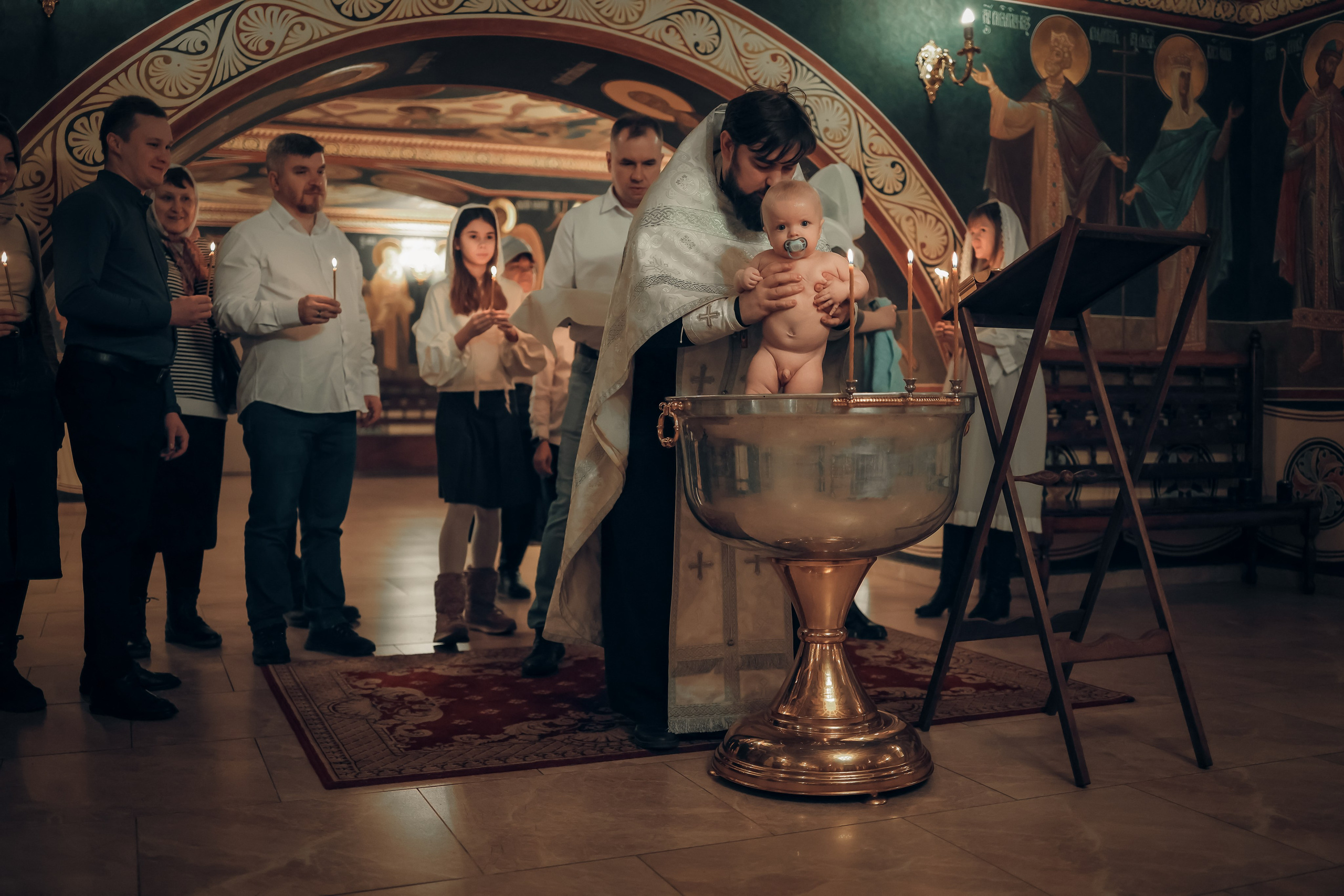 Таинство Крещения. Фотограф Юлия Тягина Москва