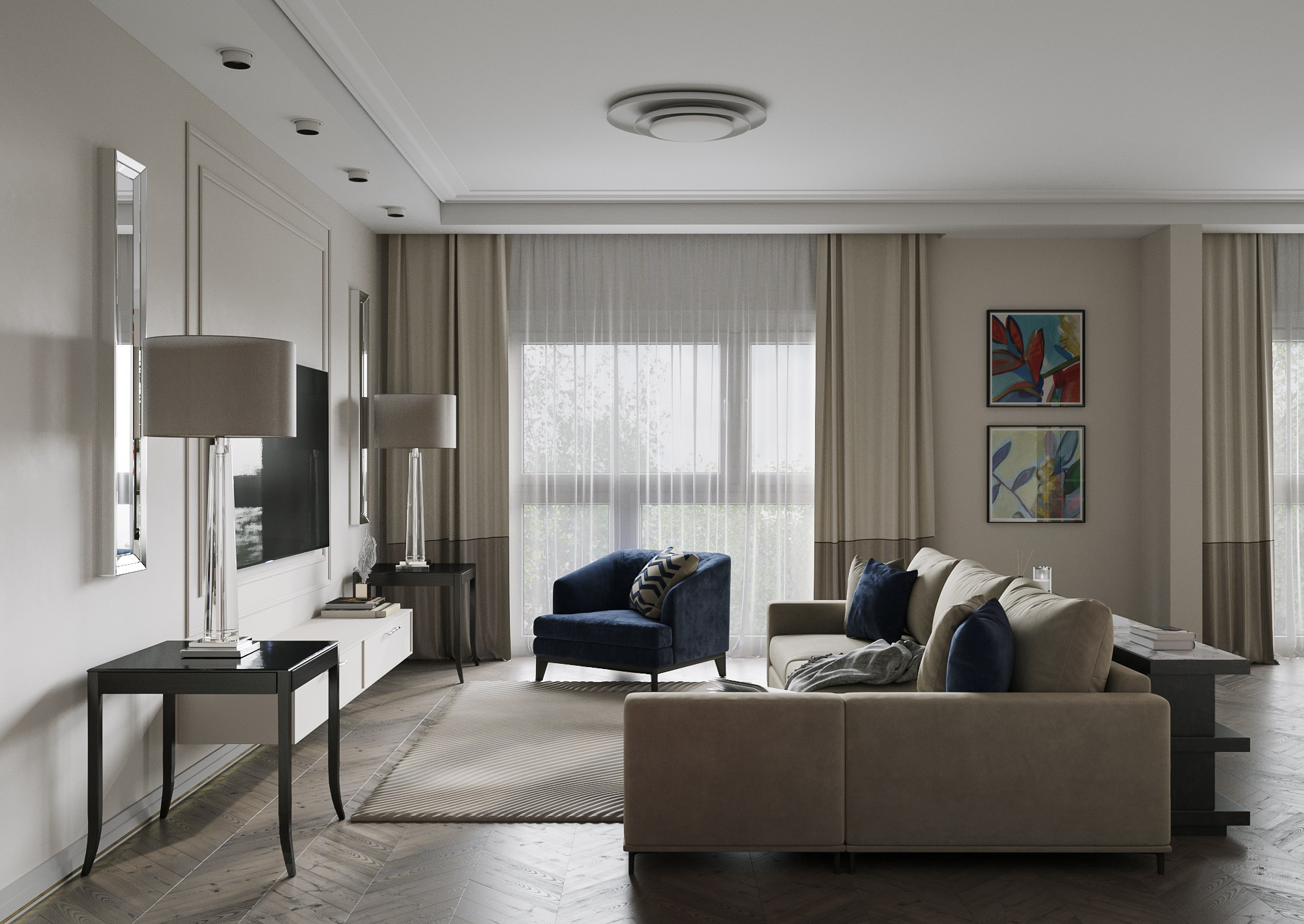 Берлин. Дизайн Марина Павлюченкова. 3D визуализатор интерьеров Ксения Жарко