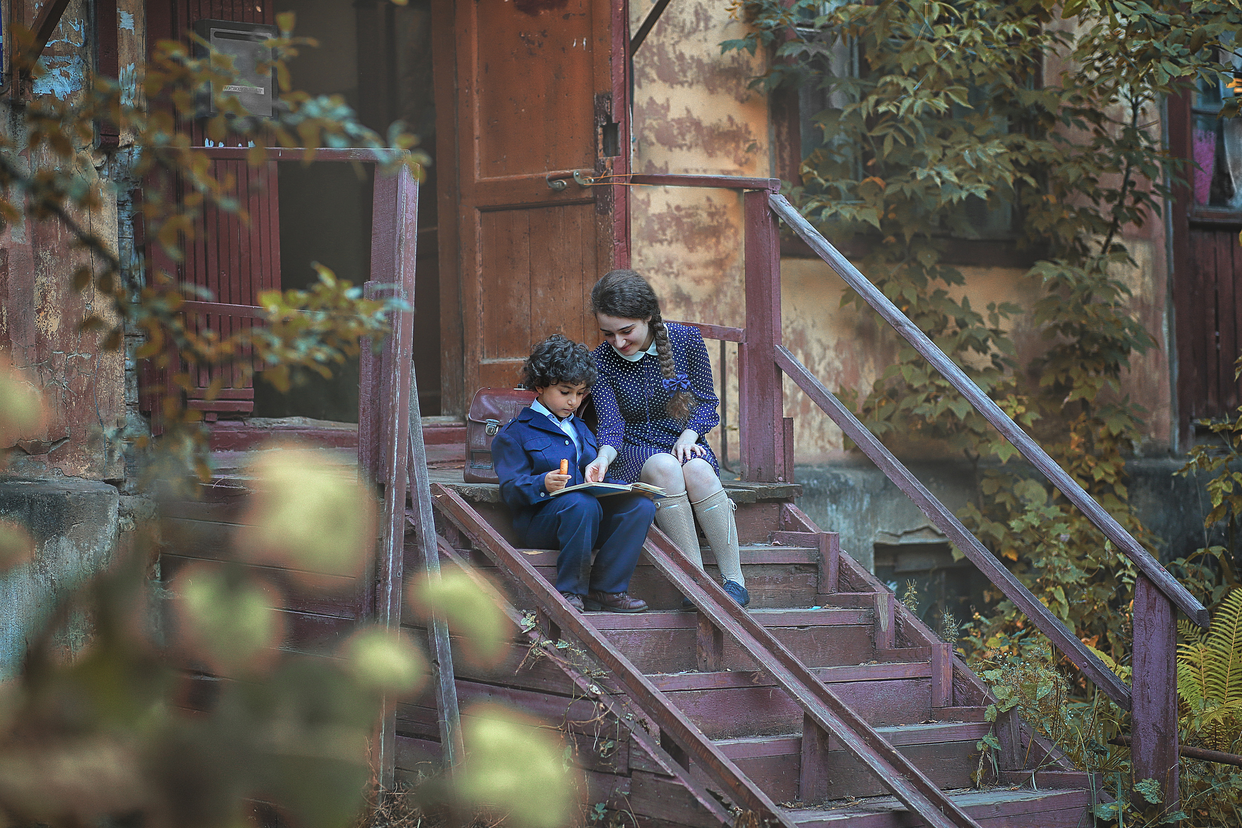 Ретро Школьники. Детский и семейный фотограф Москва и область