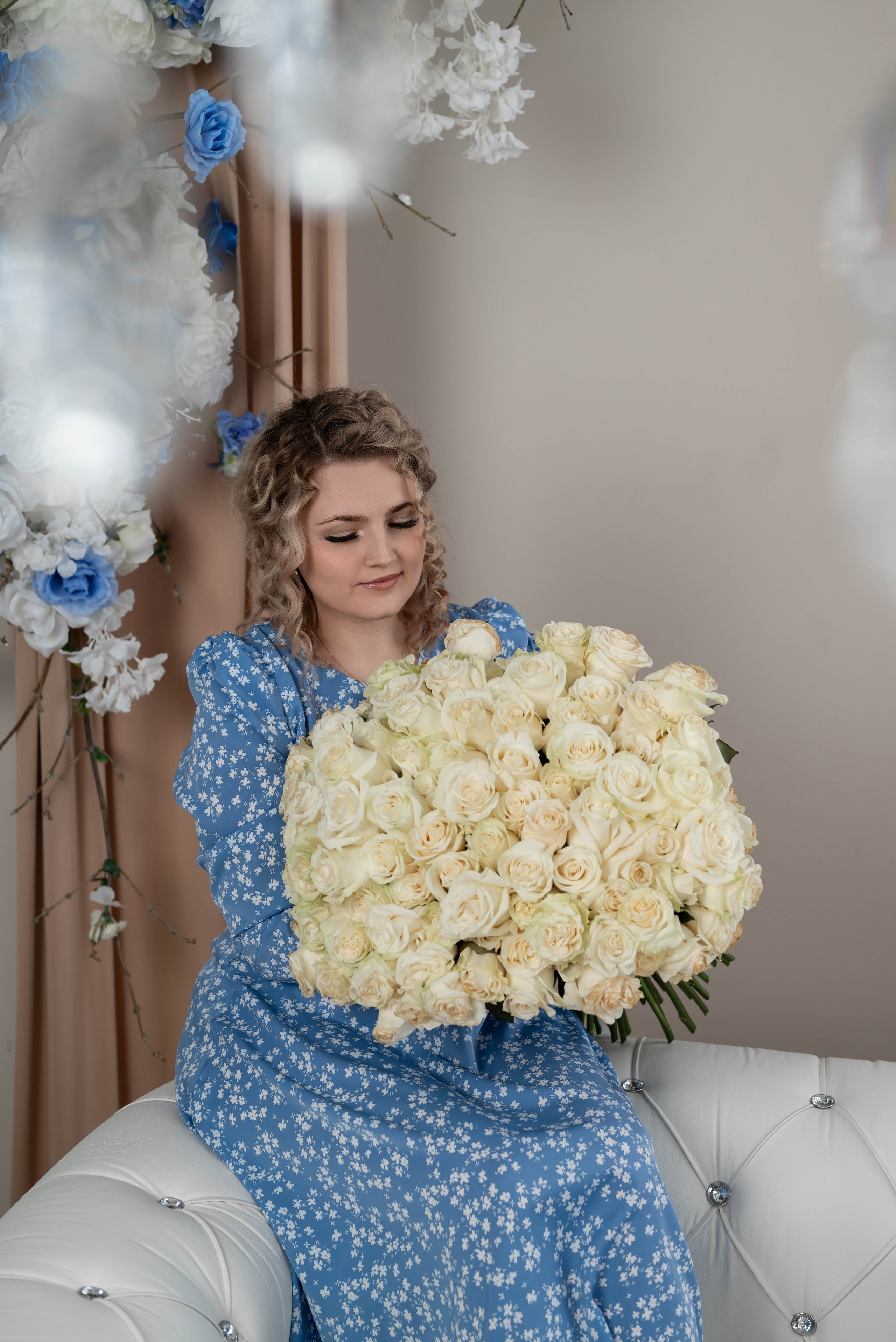 Фотопроект 101 белая роза 2026 год. Фотограф в городе Салават