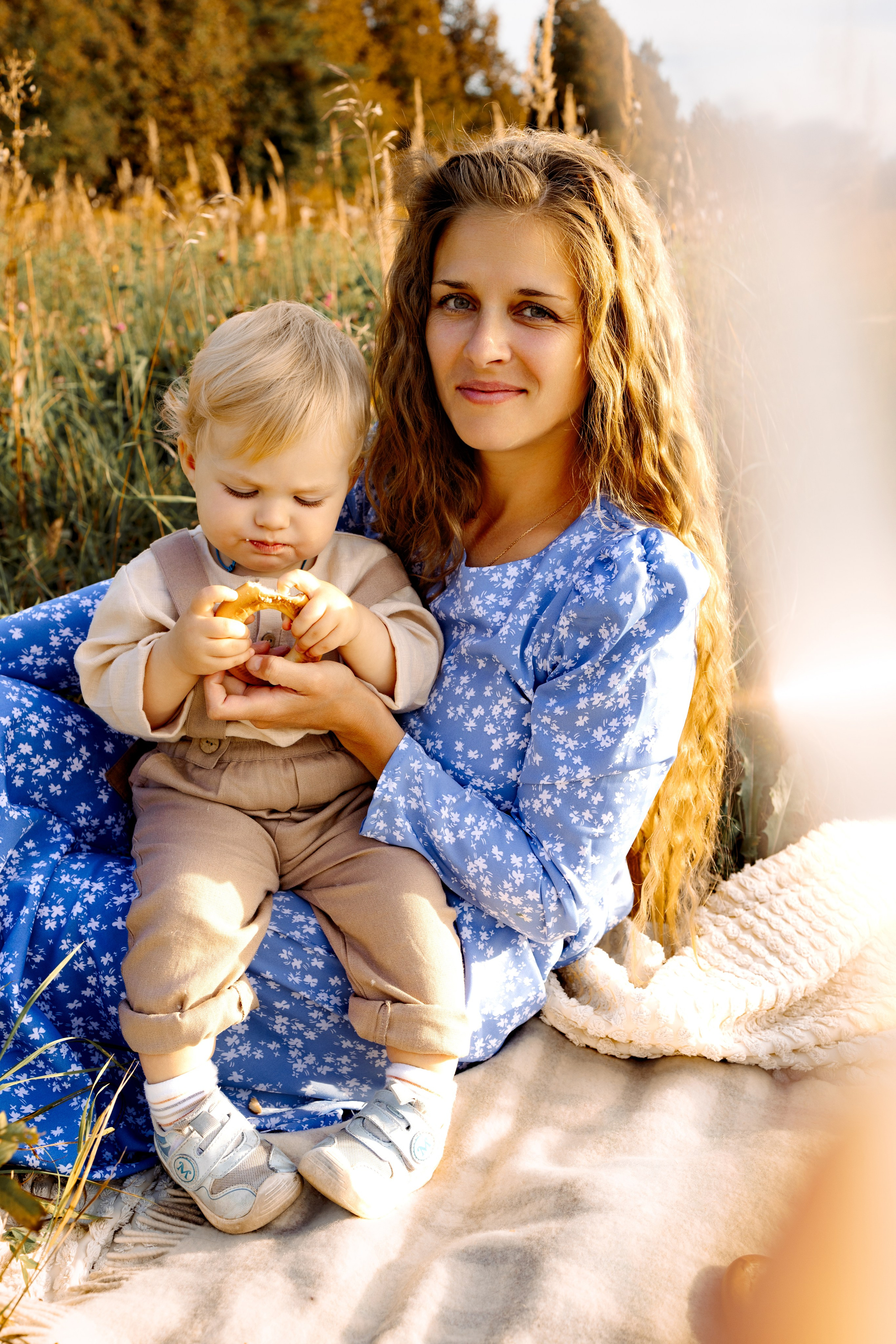 Прогулка на закате. Колесникова Татьяна. Фотограф новорожденных Щёлково, Москва, Королев