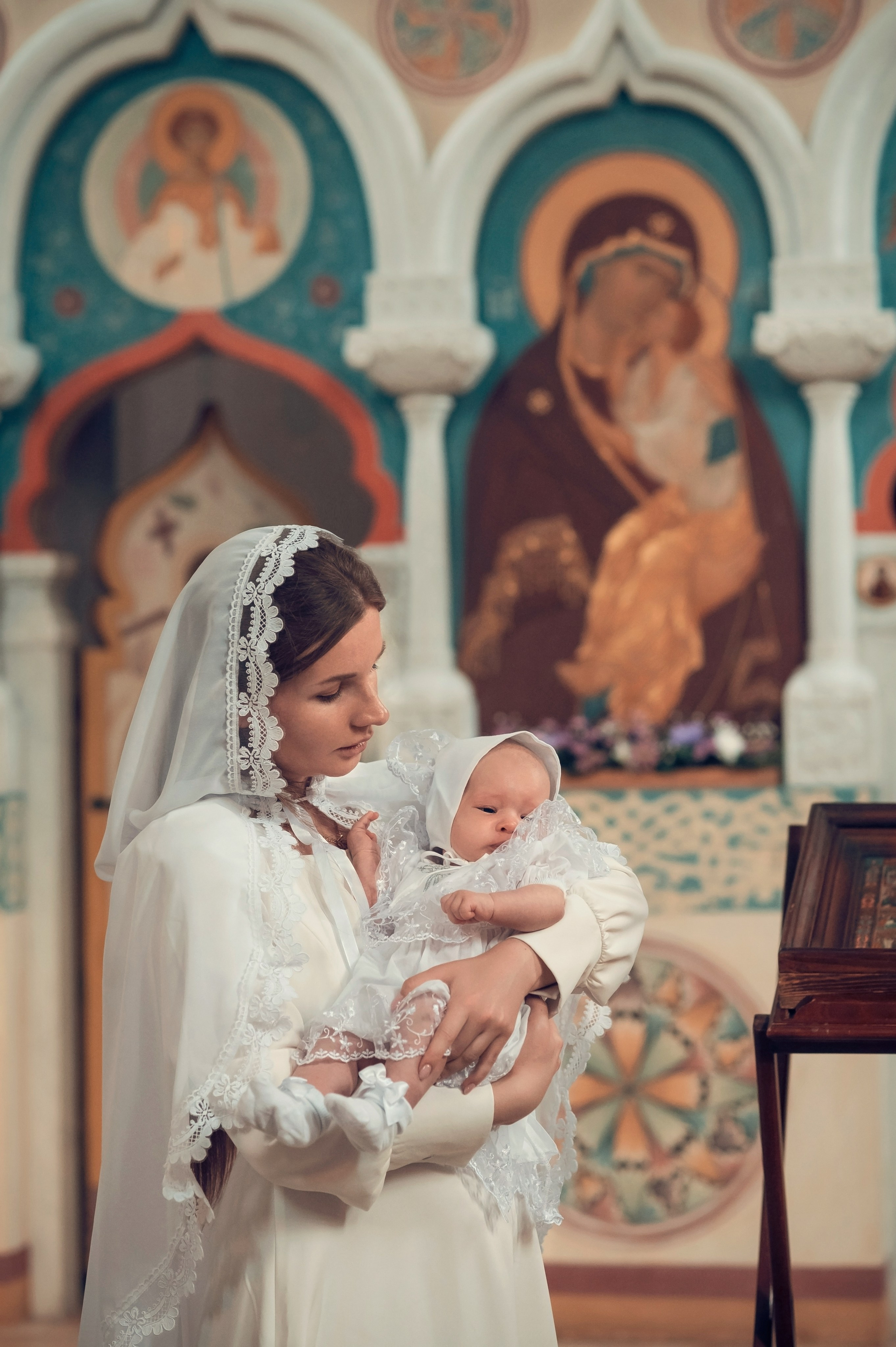 Таинство Крещения Церковь иконы Божией матери Всецарица. Семейный фотограф Олеся Батурина Рязань