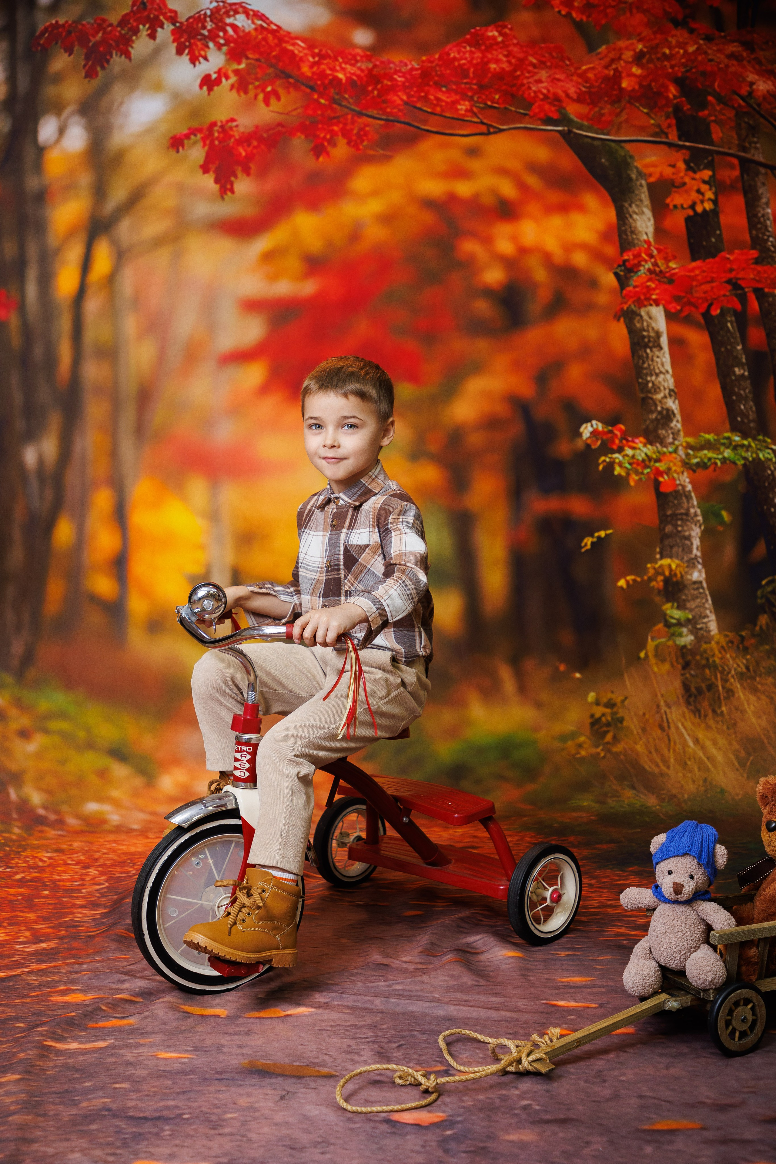 Велосипед. Детская фотостудия Москва