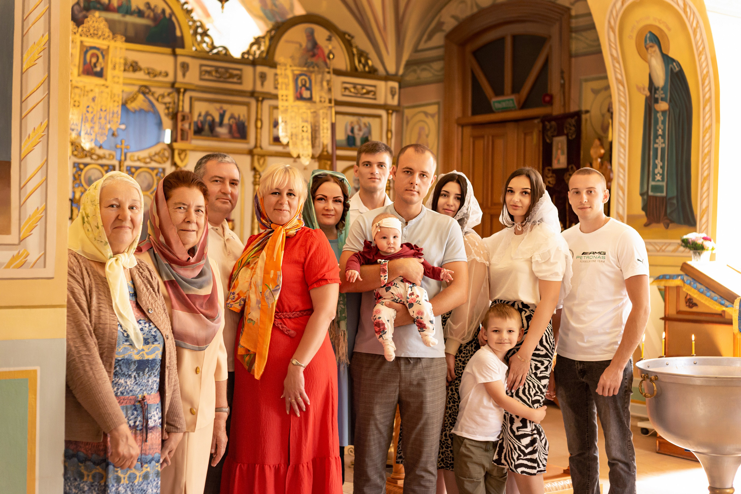 Крещение малышки Арины. Семейный и свадебный фотограф Галина Абакумова, фотосессии в Белгороде