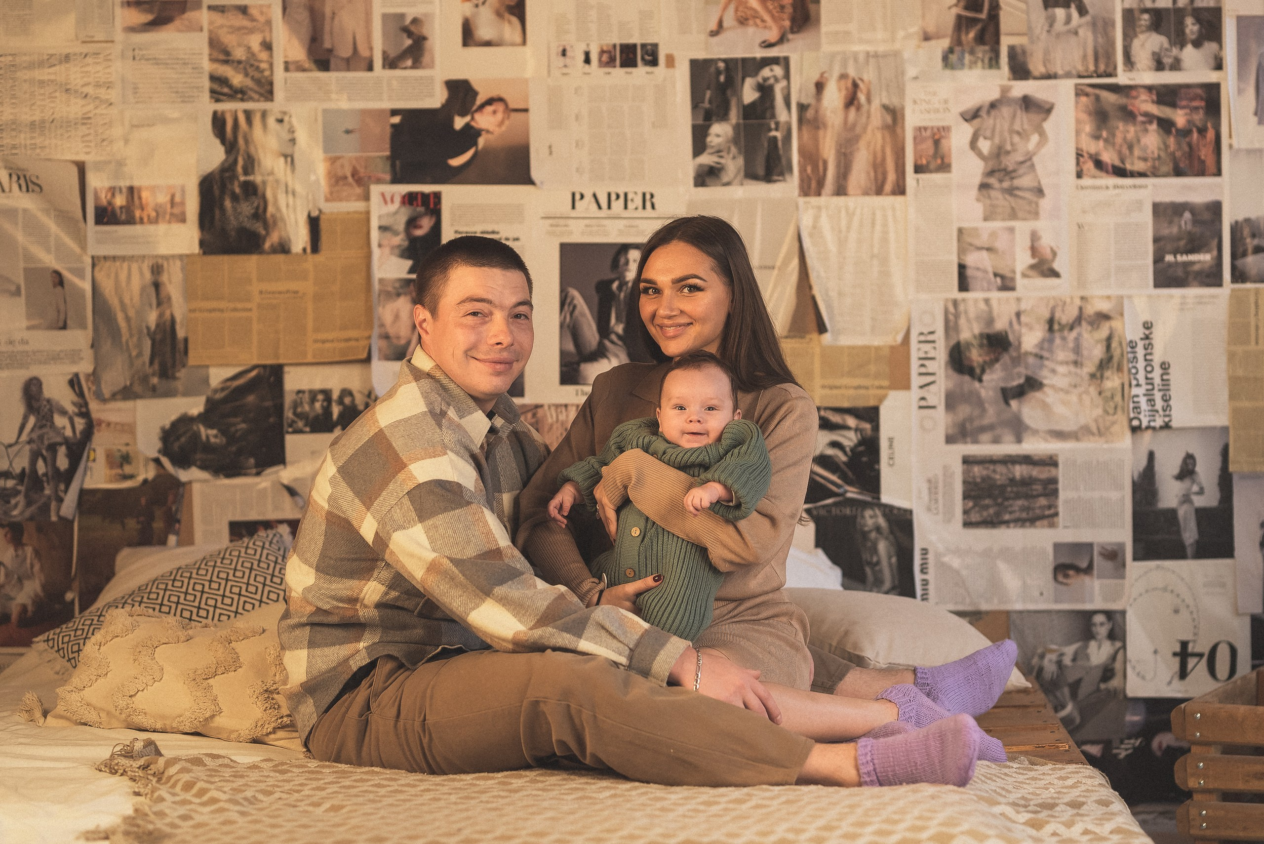 Семейная фотосессия в Sahara Sky Studio. Портретный фотограф Москва Светлана Кашура