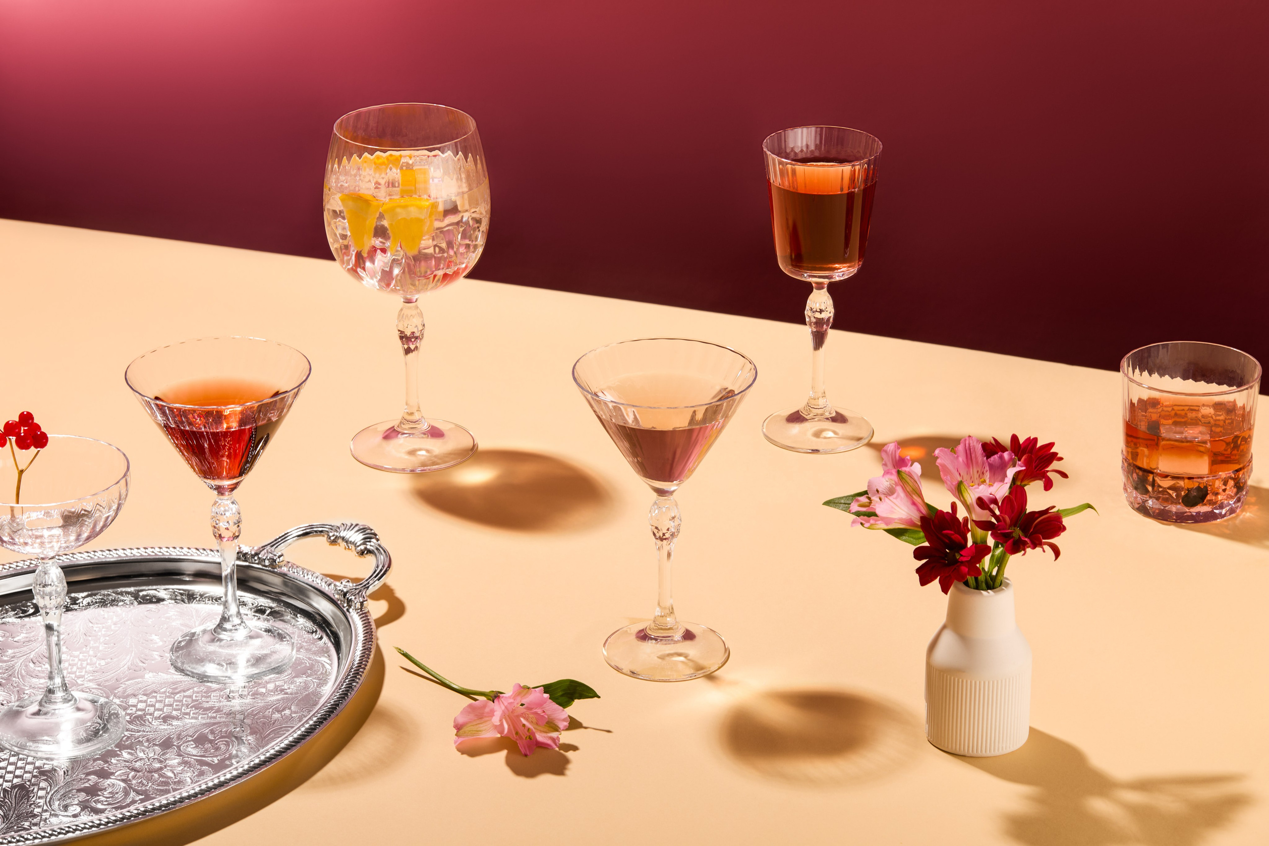 Стеклянные бокалы. Сайт о предметной, имиджевой и портретной фотографии, фотограф Фил Киреев