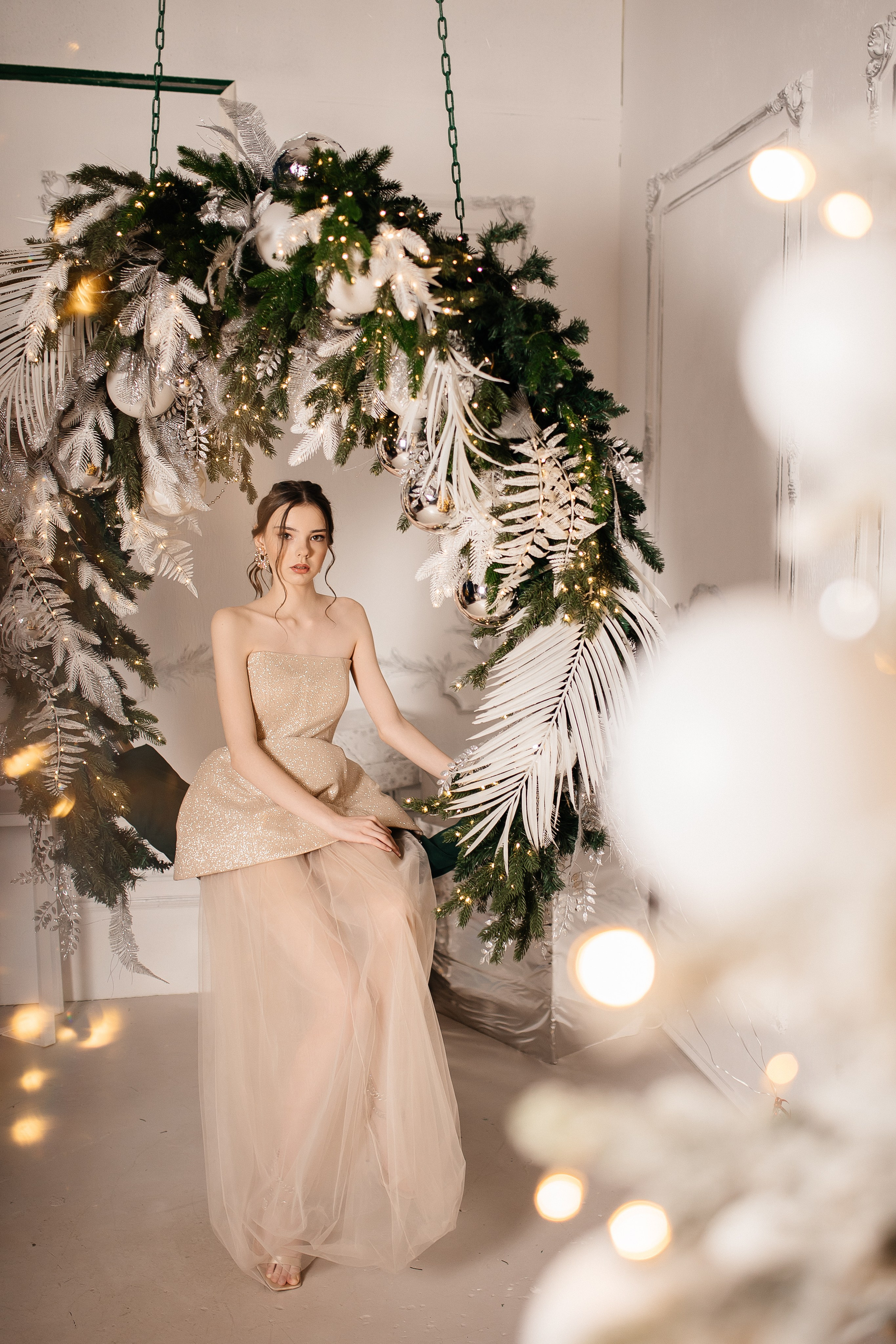 Индивидуальная 2х часовая новогодняя съемка для Анастасии. Портретный фотограф Юлия Красноперова в Барнауле/Заринске