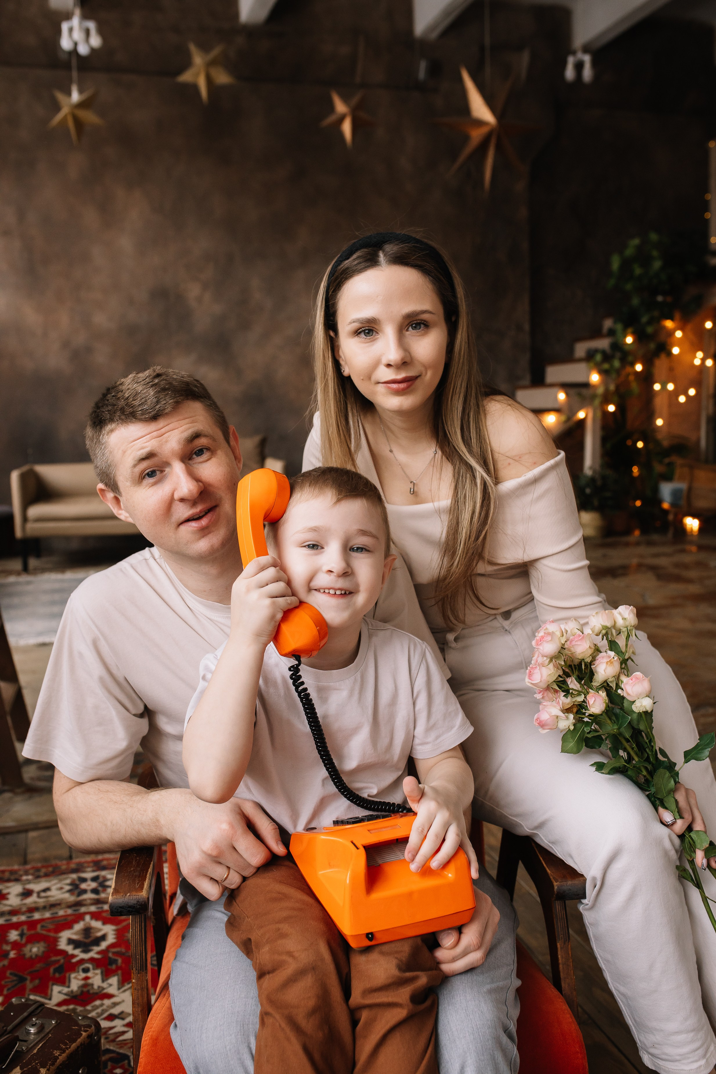 Наталья с большой семьей. Семейный фотограф Трусова Евгения в Екатеринбурге