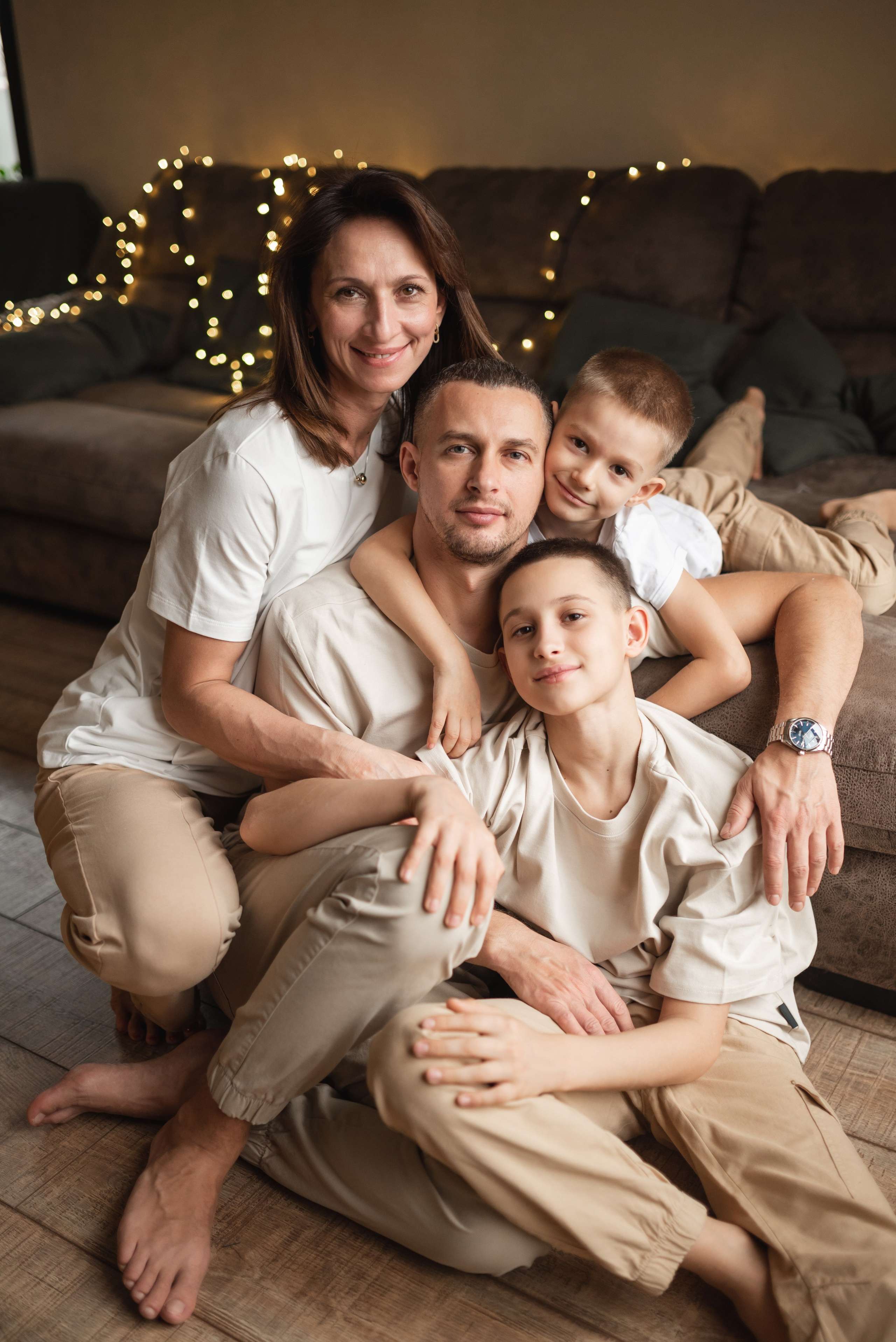 Оксана Сергей Ваня и Егор. Семейный фотограф Ирина Сгибнева