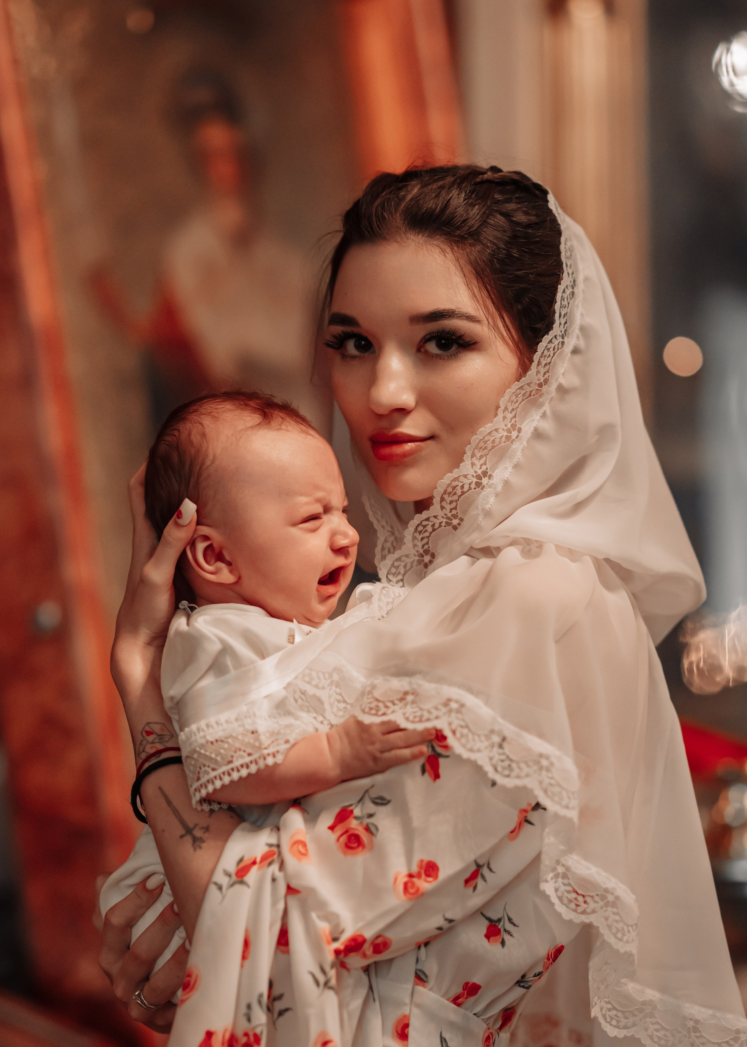 Таинство Крещения. Крамер Юлиана детский и семейный фотограф