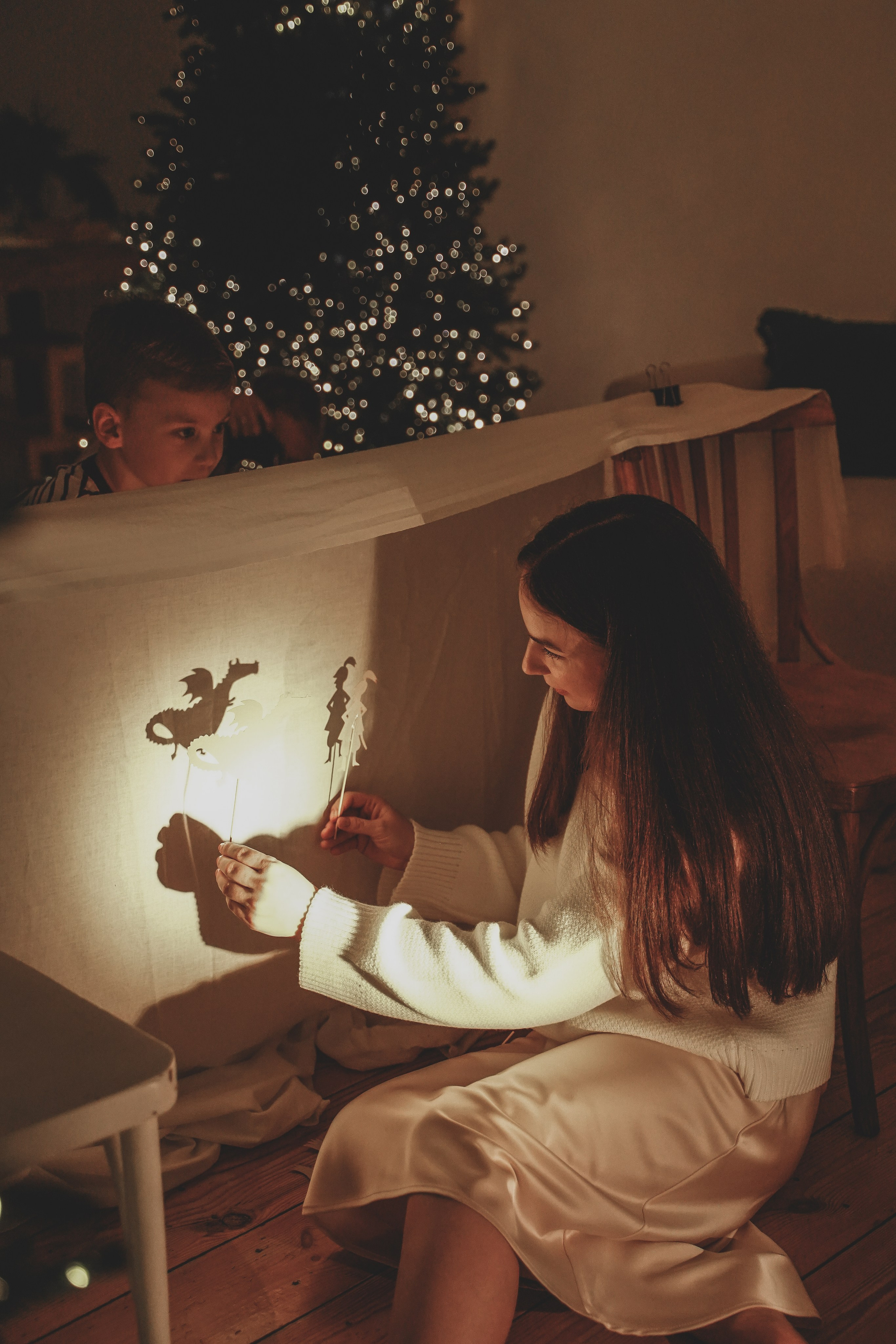 Новогодняя ночная фотосессия. Семейный и женский фотограф в Краснодаре Анастасия Приймак