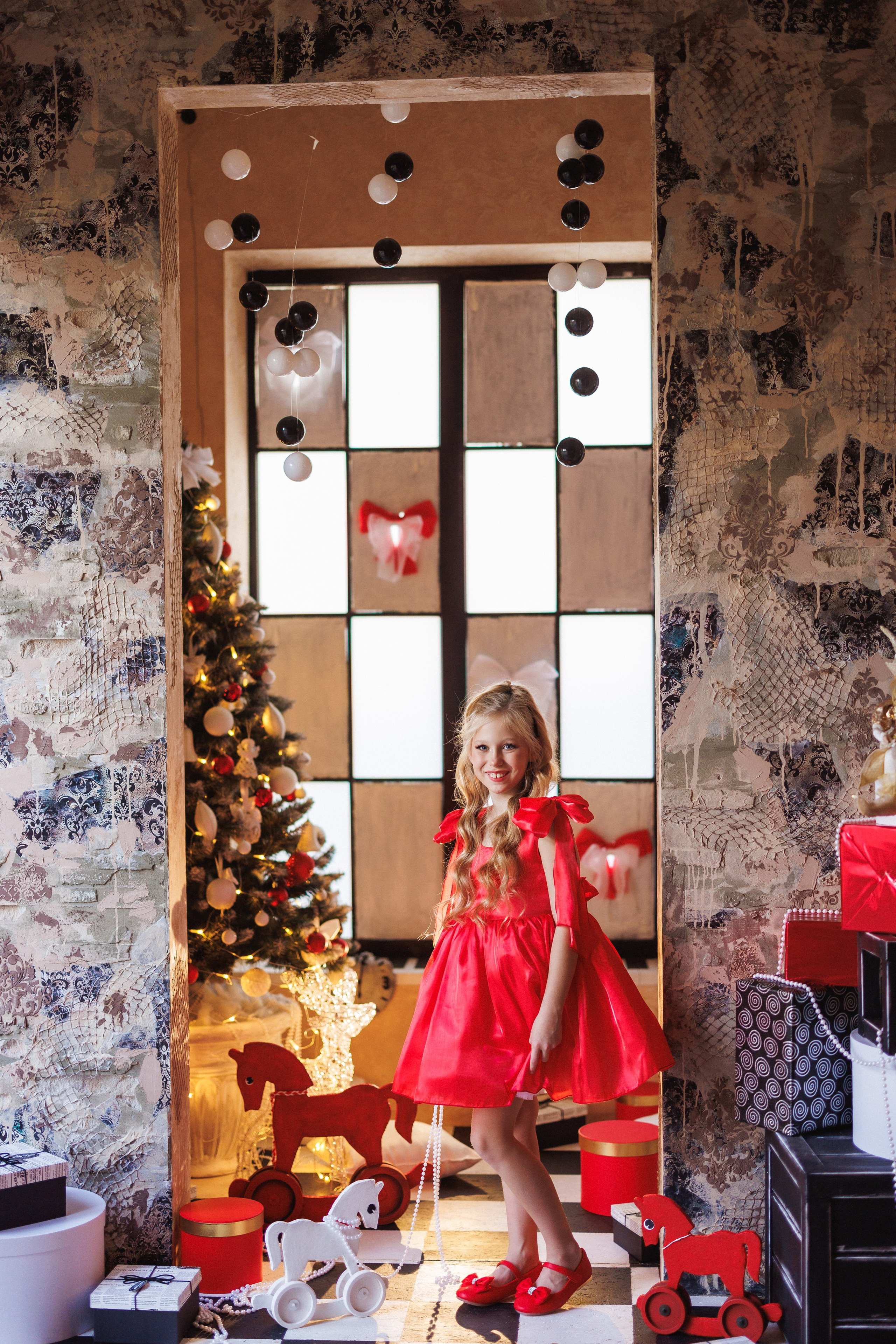 Новогодняя фотосессия в фотостудии «Эль», город Краснодар. Семейный и детский фотограф в Краснодаре Анна Трашкова