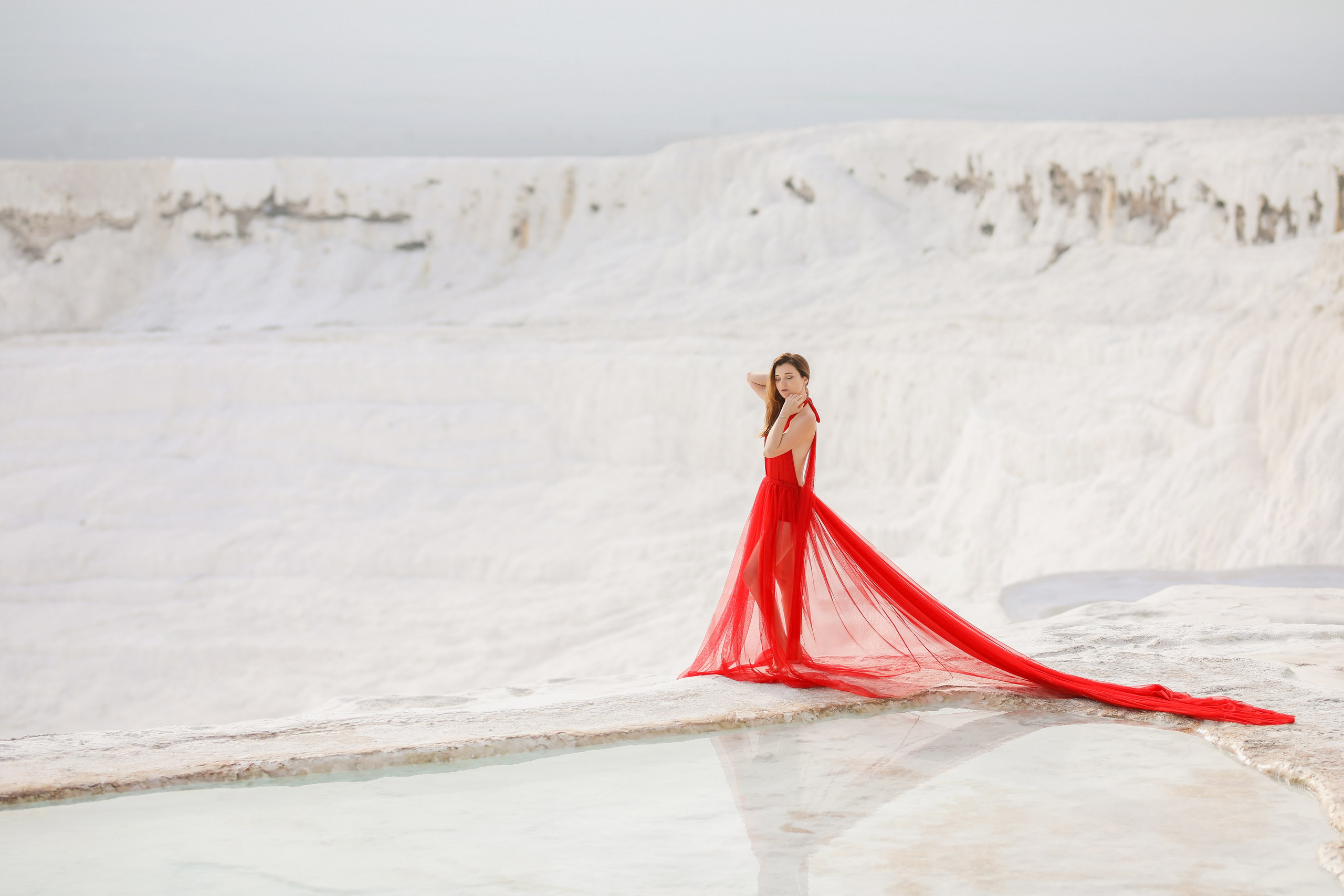 Photoshooting in Pamukkale