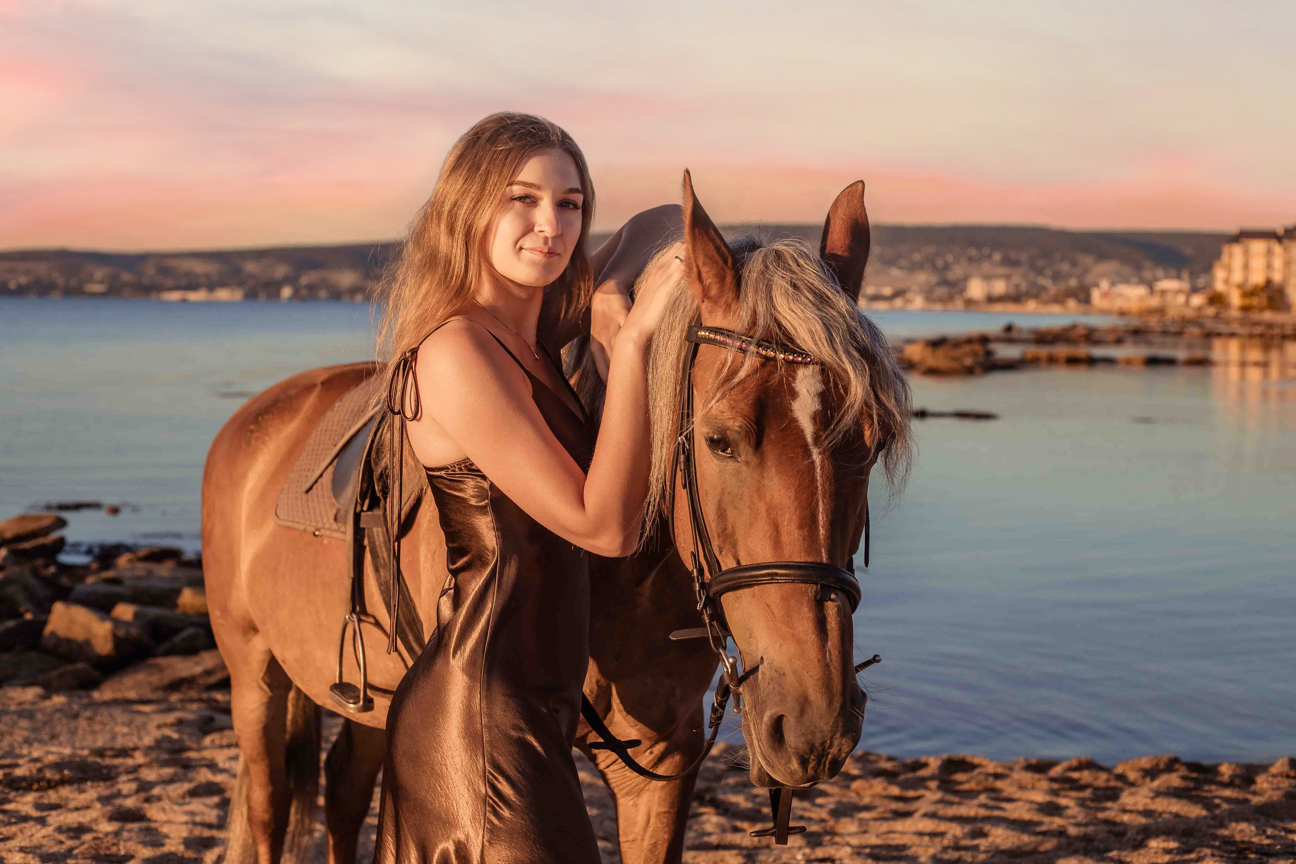 Фотосессия на море с лошадью. Фотограф в Феодосии Наталья Булгакова