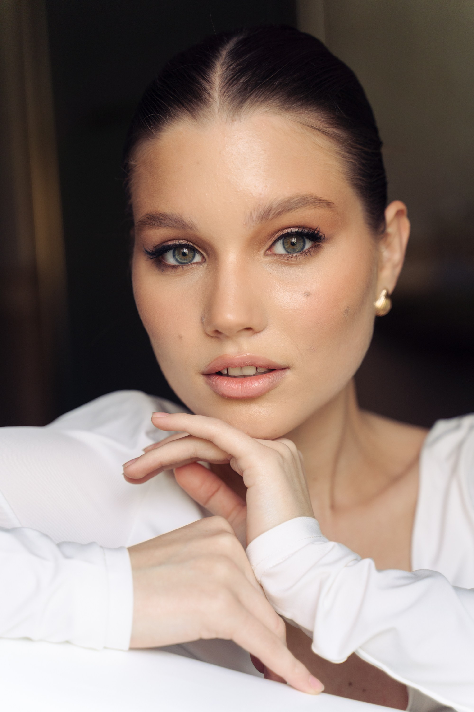 Черно-белый взрослый, детский портрет. Портретный фотограф в Краснодаре Валерия Матирная