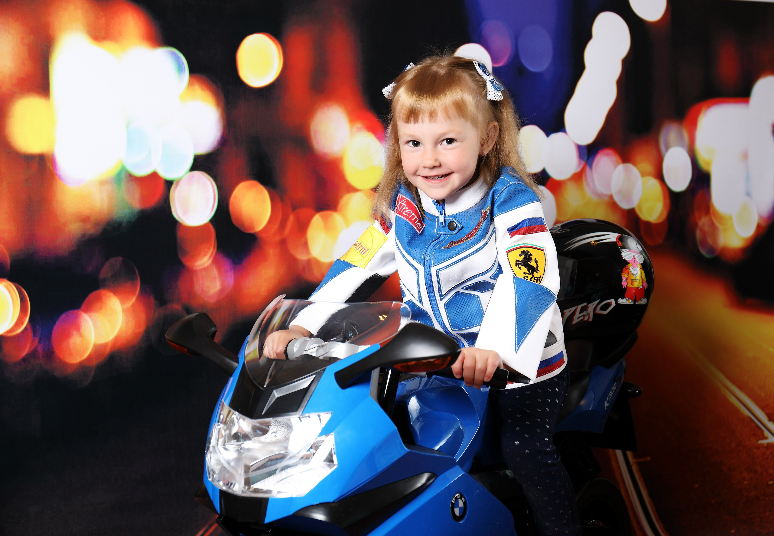 Байкер. Детская выездная фотостудия