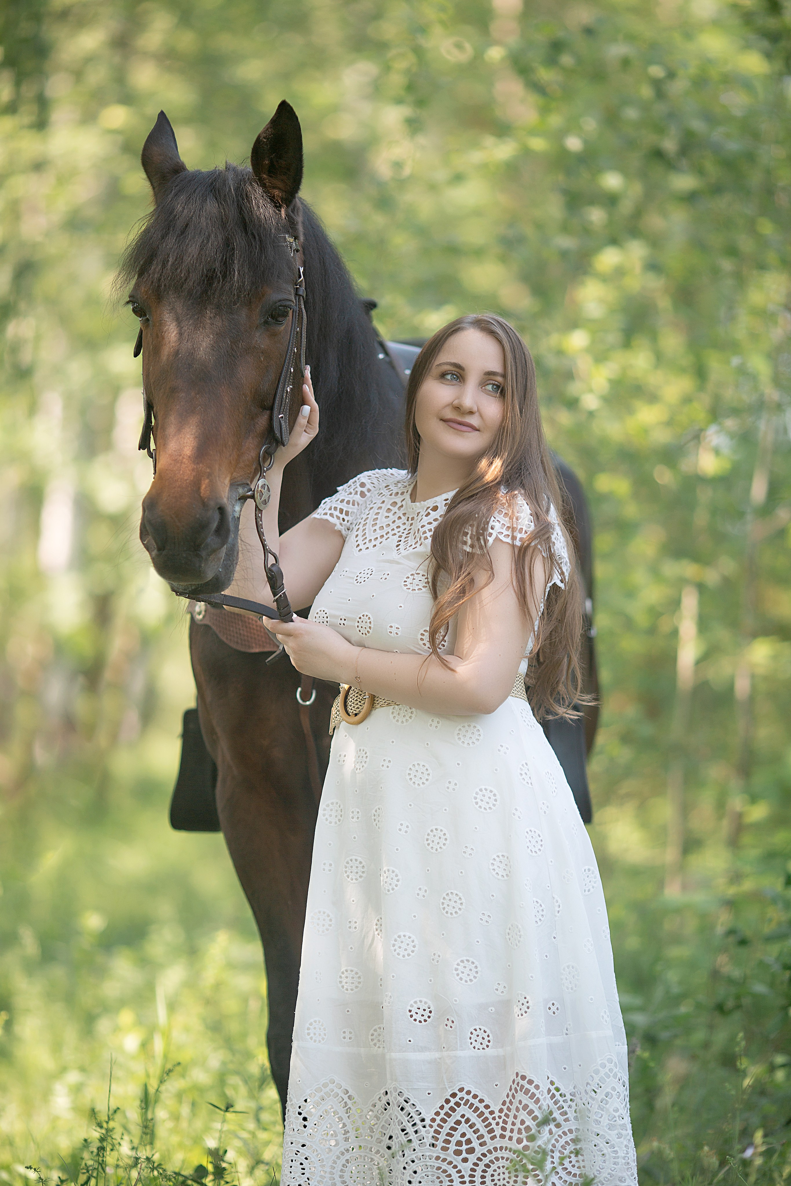 Армине, Илья и Табор. Фотосессия с лошадьми в Нижнем Новгороде