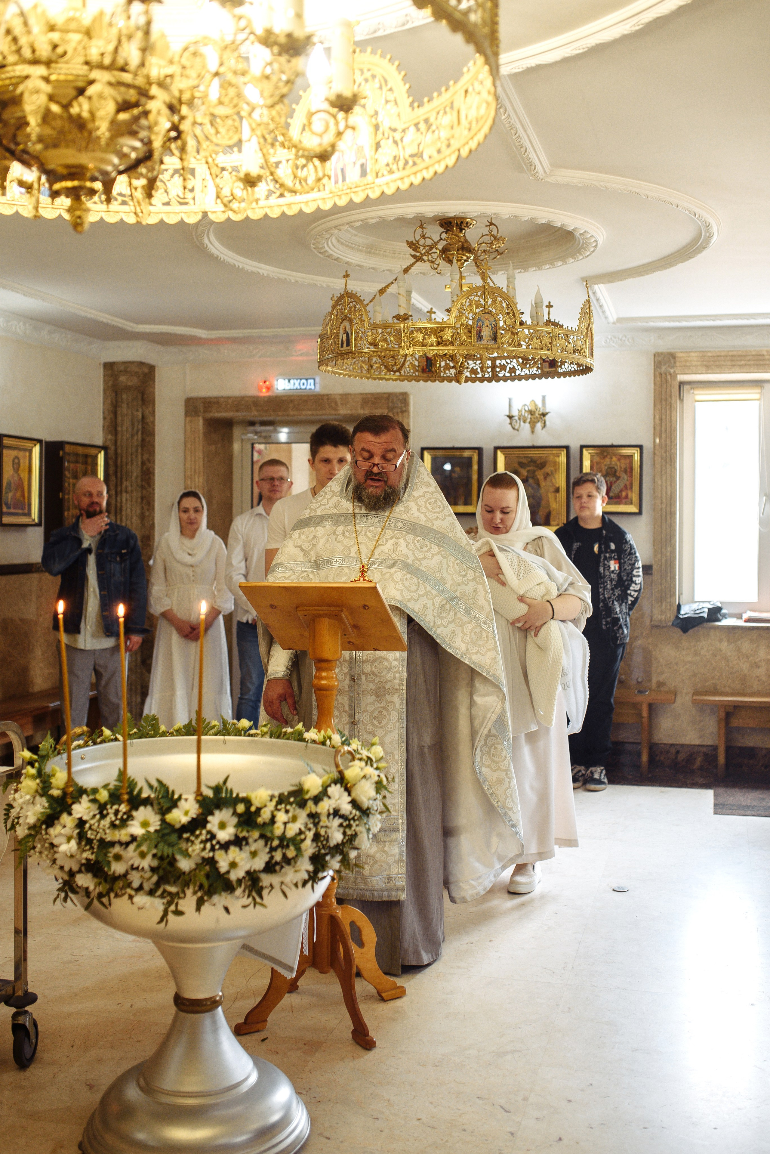 Крещение Богдана. Введенская церковь. Свадебный и семейный Фотограф в Пензе Татьяна Лапоногова