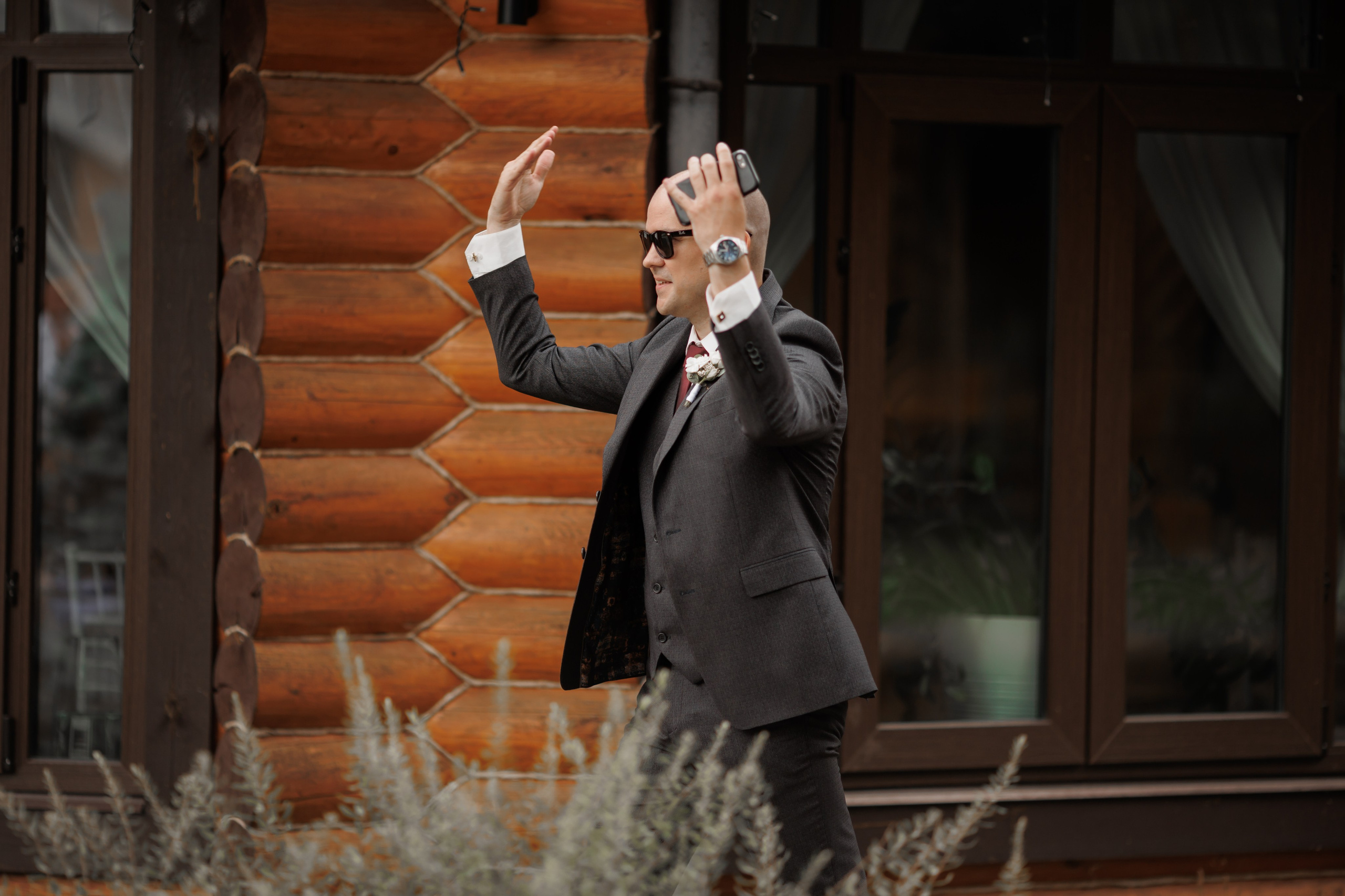 Полина и Дмитрий, загородный клуб «Барин», ЗАГС в г. Пушкино. Свадебный и репортажный фотограф (Москва, Королев и другие)