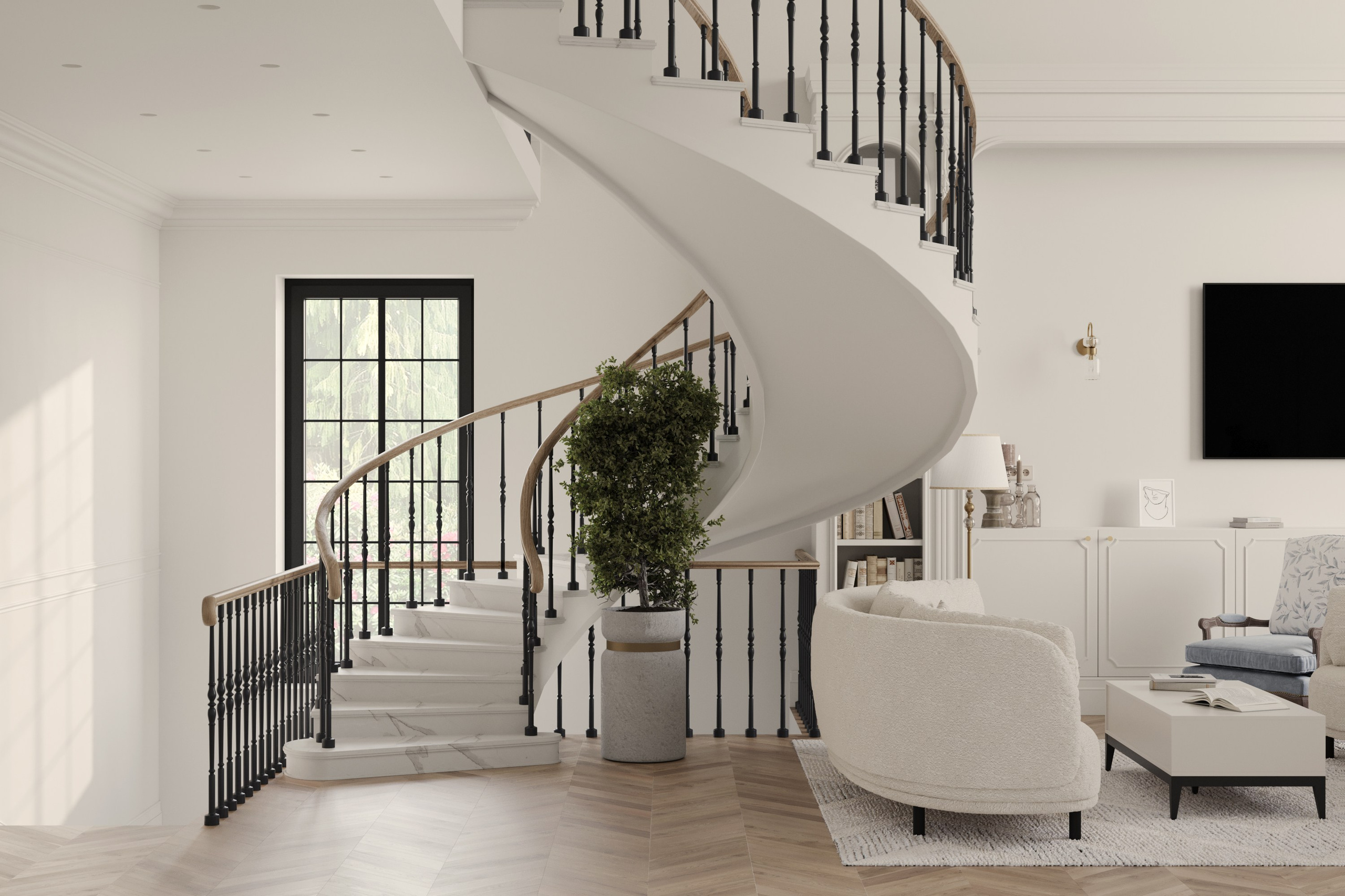 Дом 320 м² для большой семьи в Парижском стиле🤍