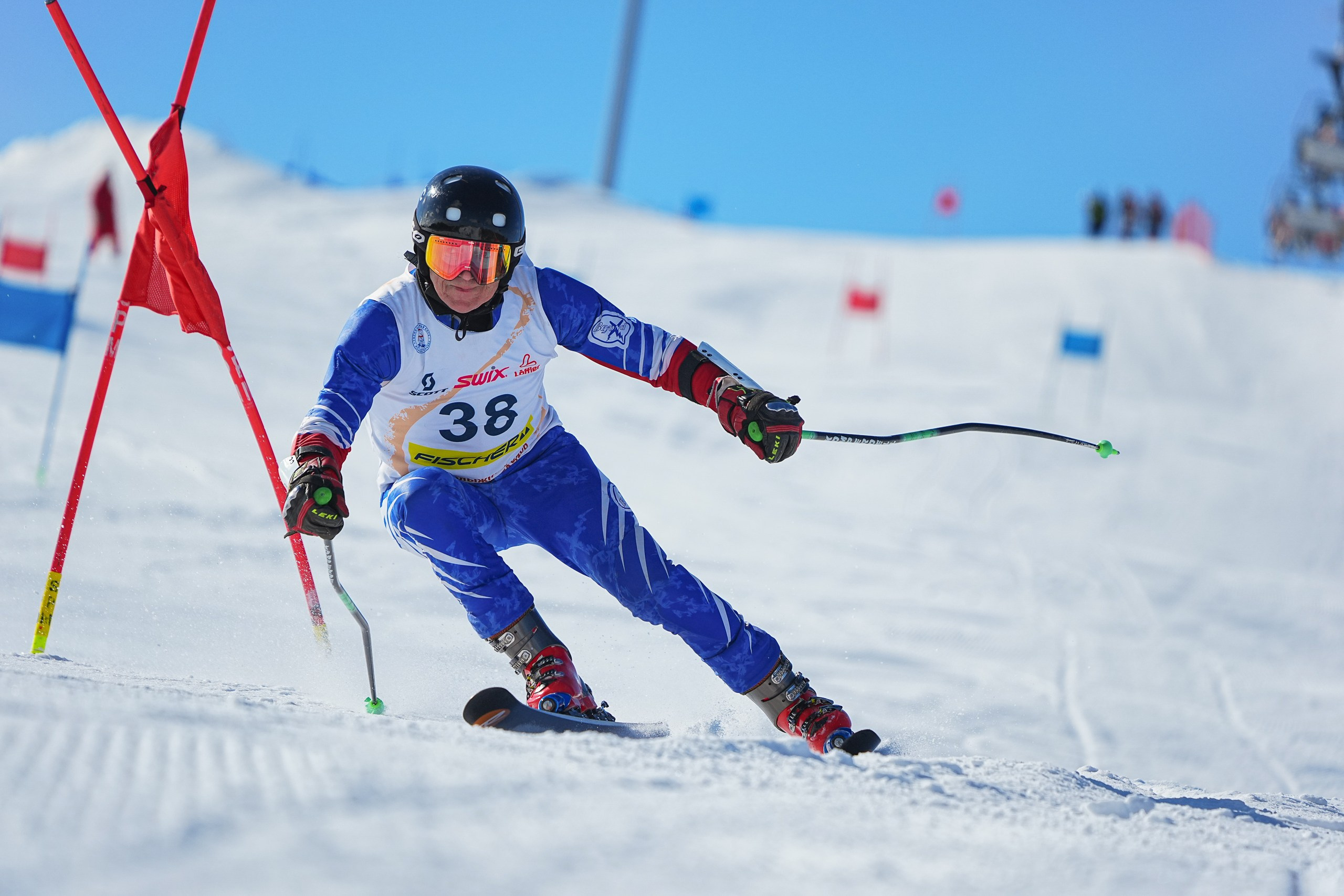 GS (Giant Slalom) - Слалом-гигант. Соревнования по горнолыжному спорту. Московская область, Шуколово