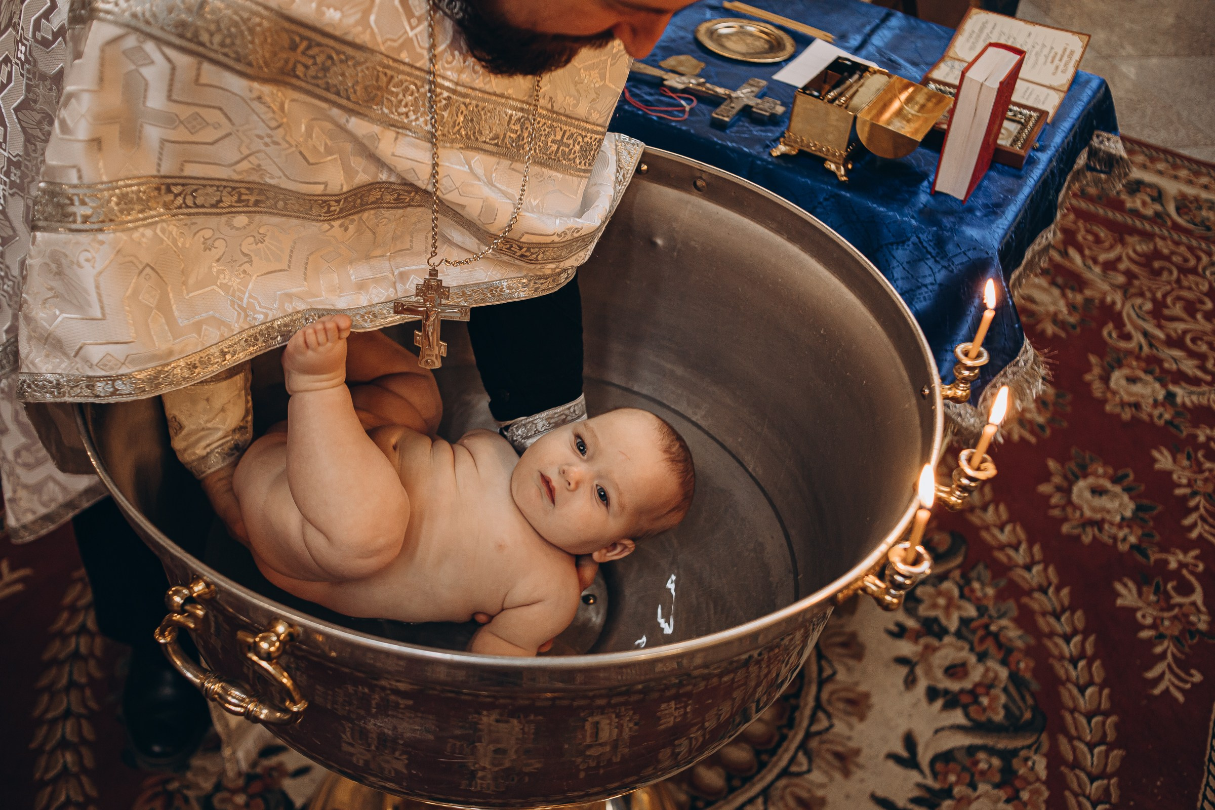 Крещение Виолетты. Семейный фотограф в Волгодонске Краченцева Анна