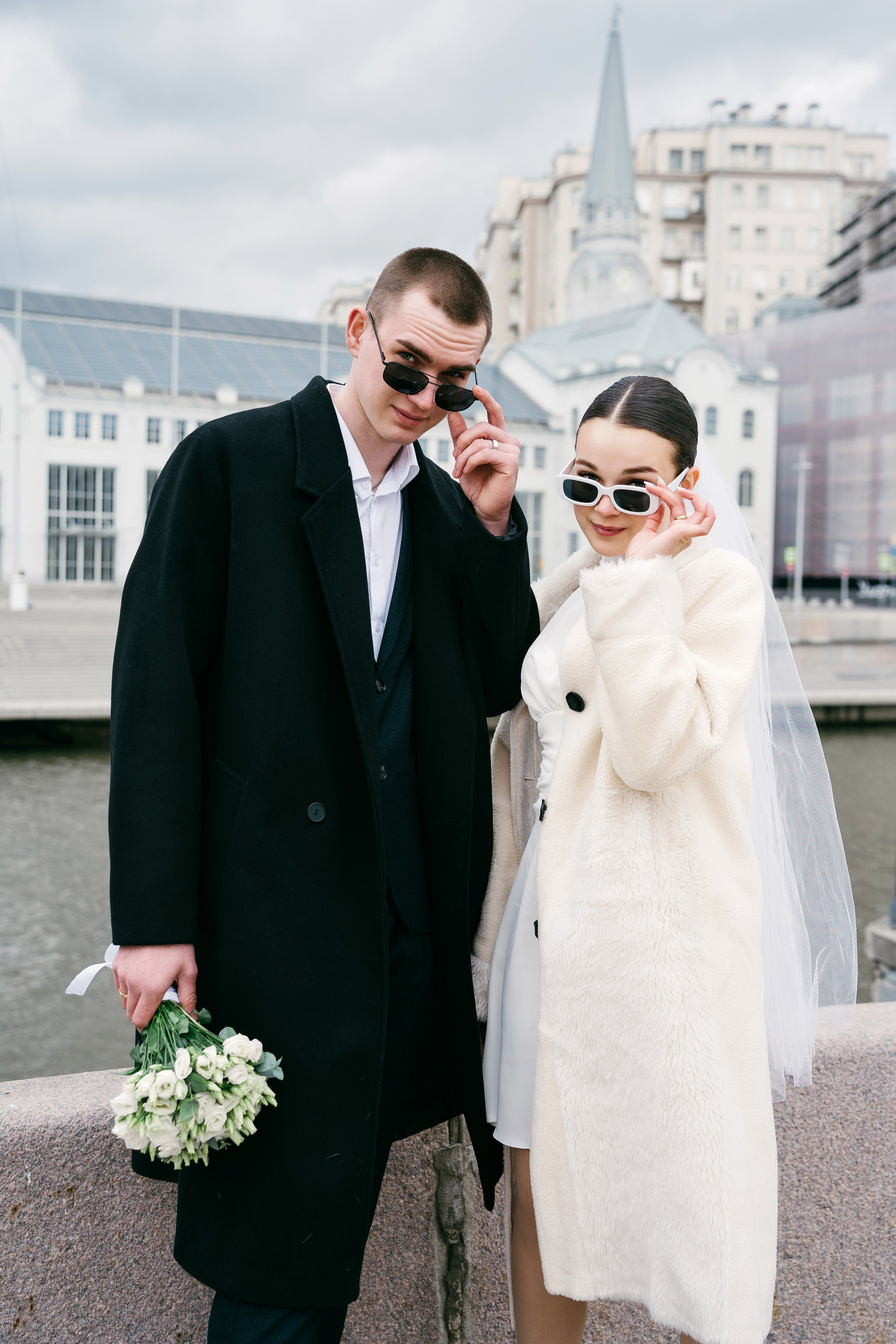 Екатерина и Никита. ЗАГС и прогулка. Фотограф и видеограф в Москве и Московской области Мария Вишня