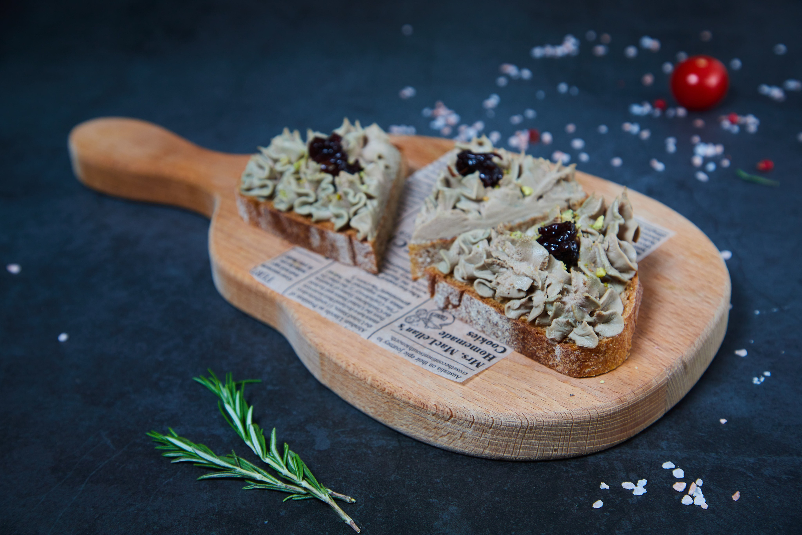 Брускетта с гакамолле