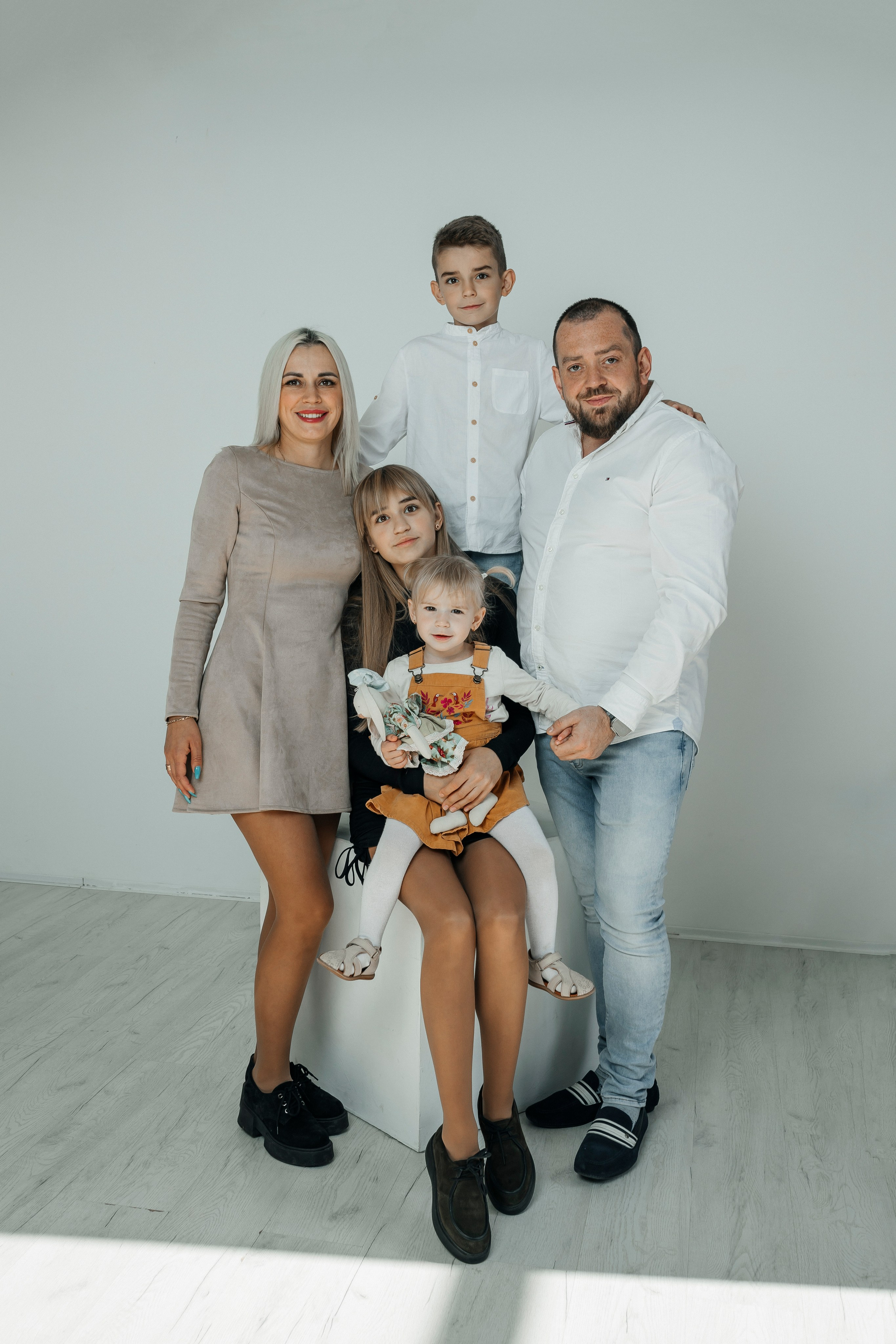 Светлана и Олег с детишками). Семейный и детский фотограф в городе Подолск МО Крылова Ирина