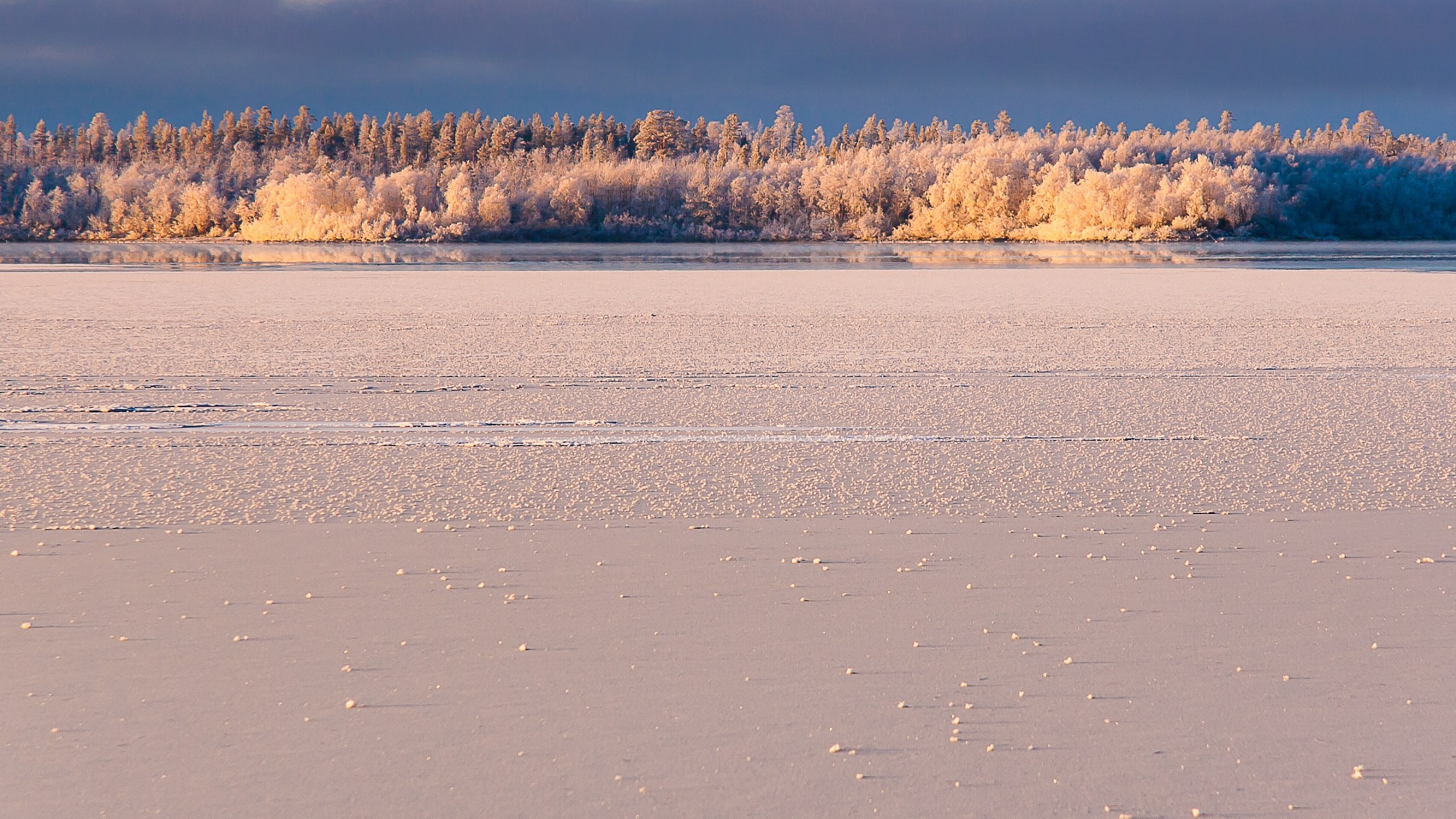 Зима. Пейзажи Крайнего Севера. Баренцево море, Рыбачий, Средний, Немецкий