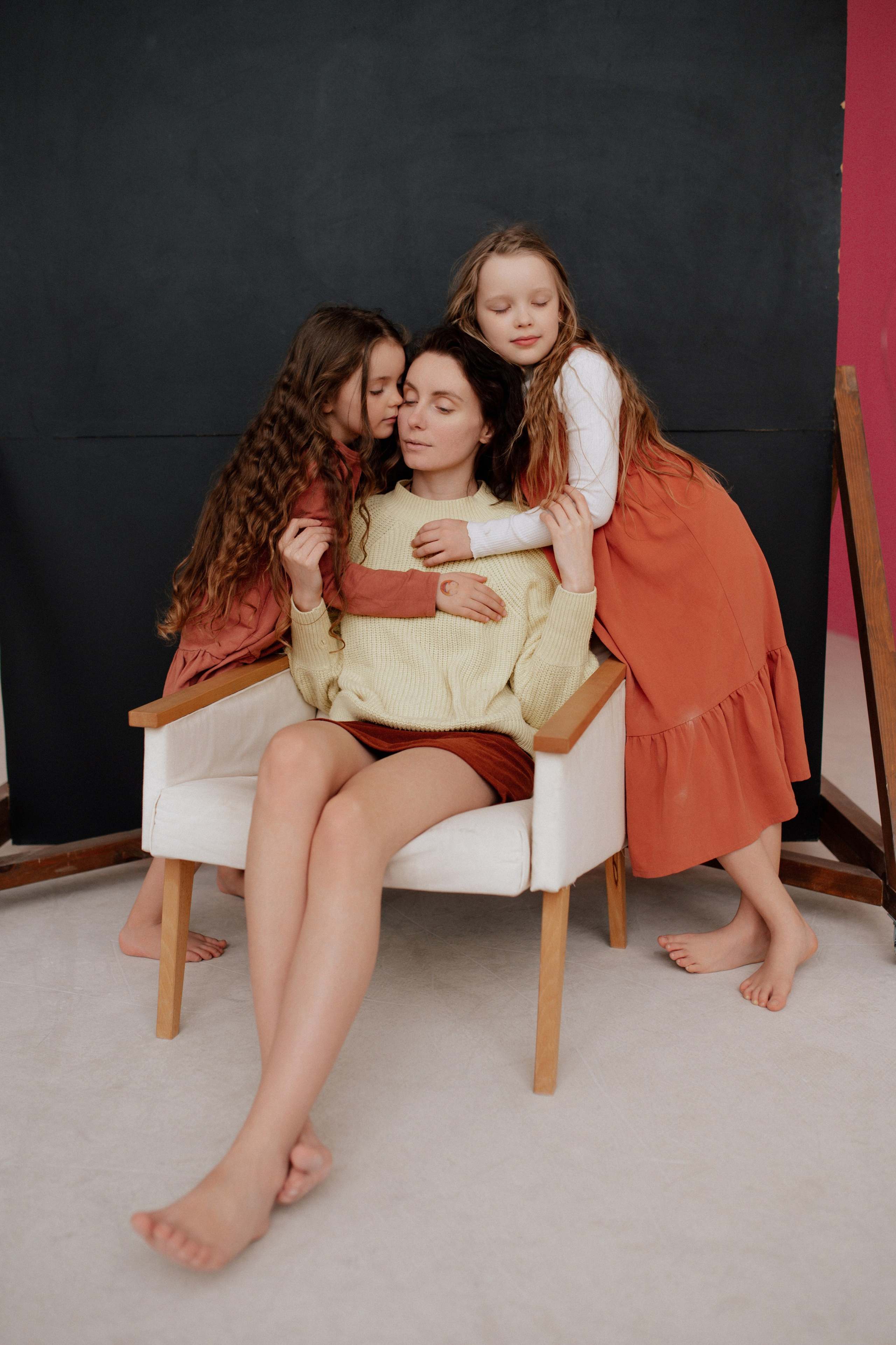 Мама и дочки. Фотограф Светлана Васильева