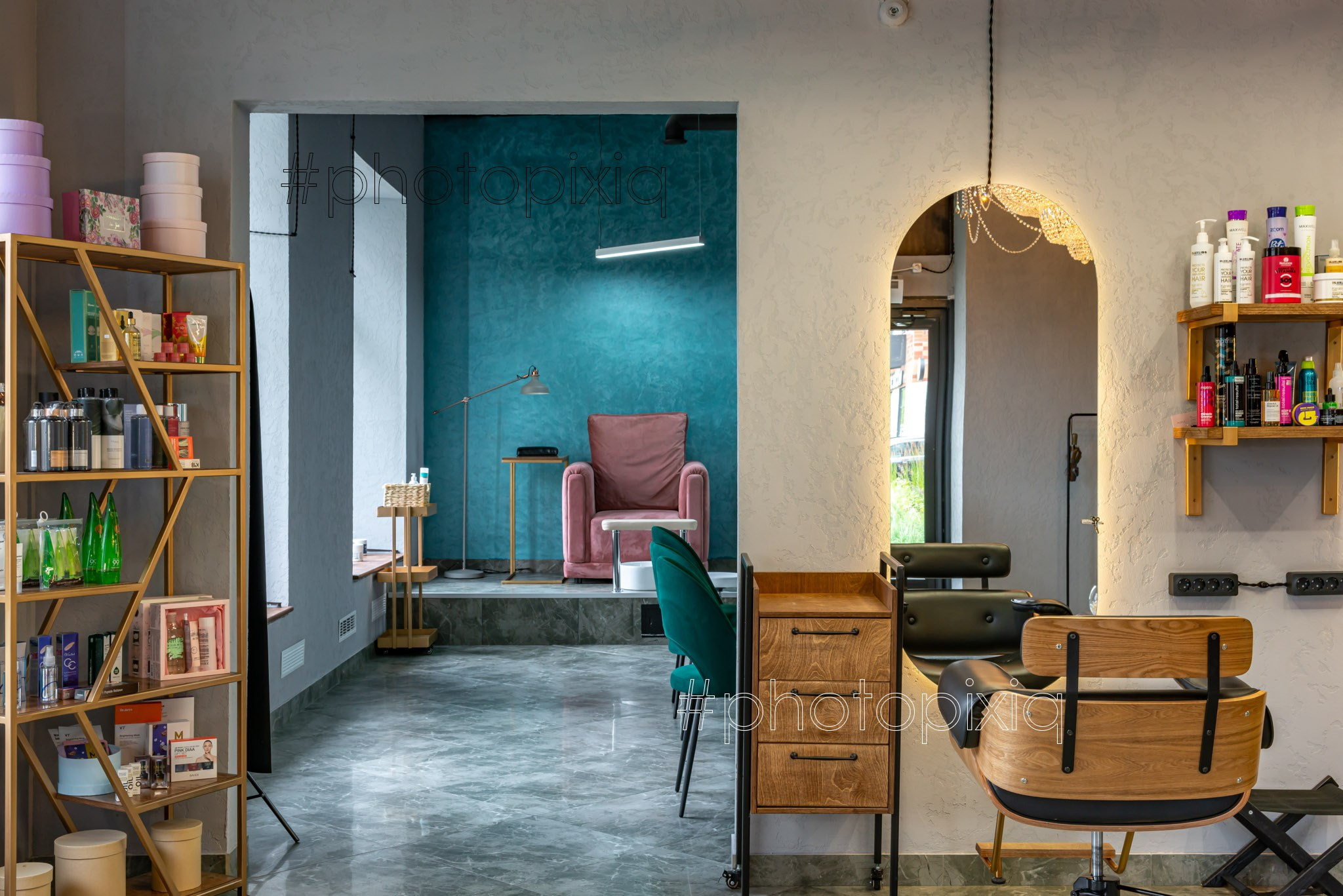Интерьерная съёмка салона красотыPoint Beauty. Интерьерная съёмка и виртуальные туры — Интерьерный фотограф Кузнецов Сергей (photopixiq)