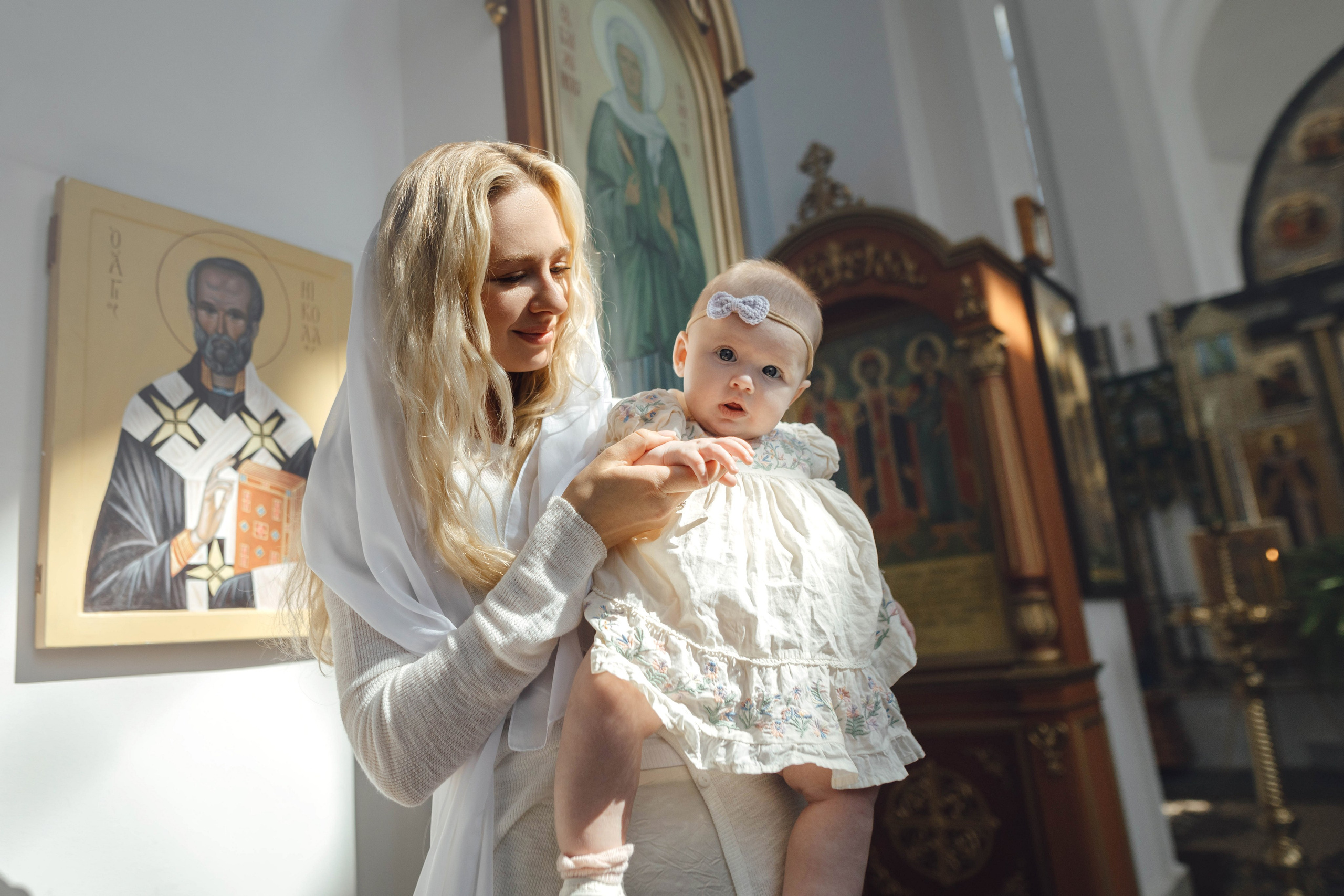 Крещение Мишель, гп. Ивенец, храм Ефросинии Полоцкой, август 2025