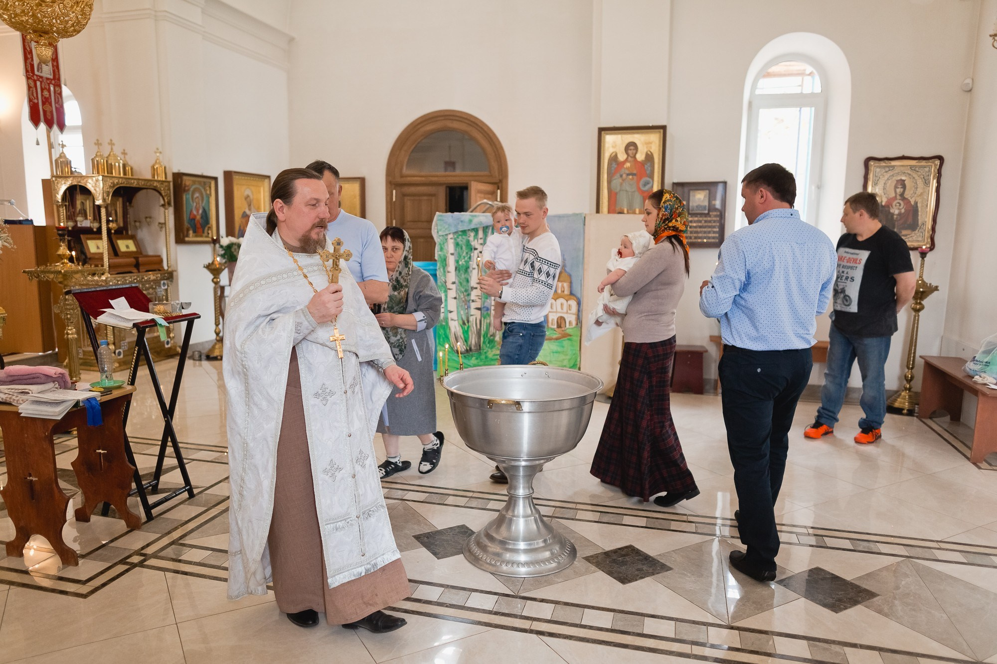 КРЕЩЕНИЕ ВАРИ (г. Кремёнки). Семейный фотограф новорождённых в Серпухове Юлия Новикова +79637785957