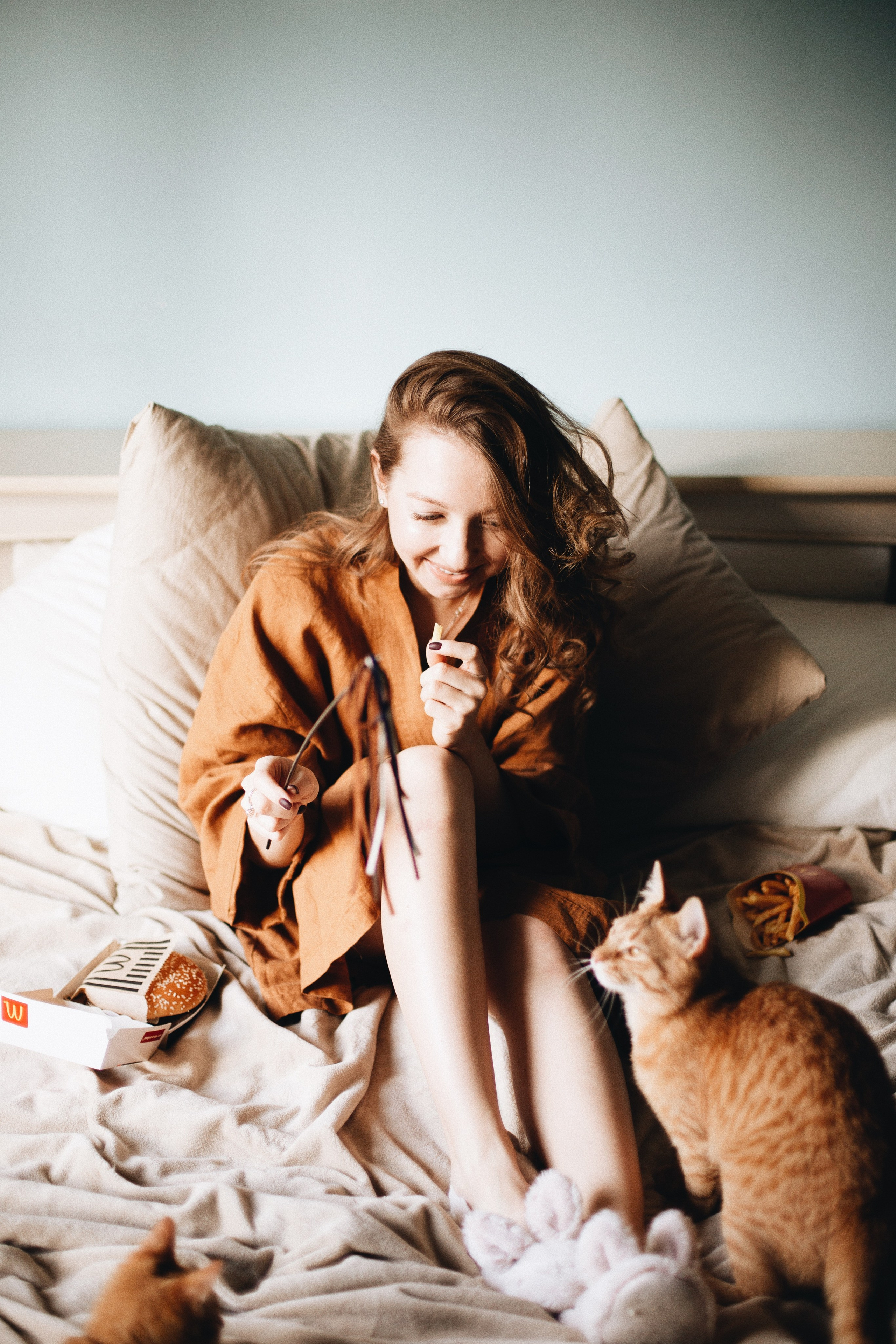 Катя, Булочка и Пирожок дома. Фотограф анималист Кристина Карпова, Москва