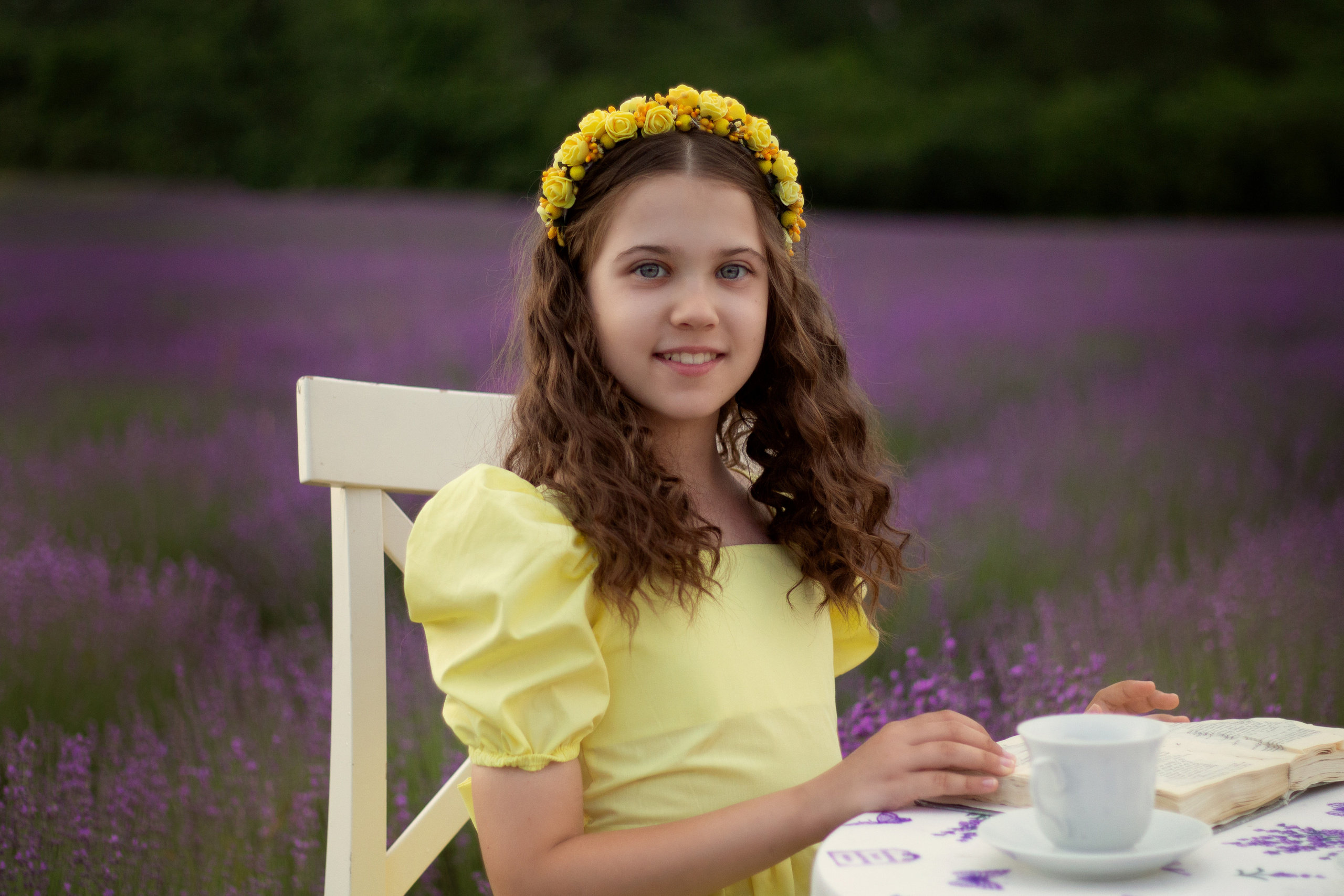 Маргаритка, лавандовая история. Семейный и детский фотограф в г. Севастополь Екатерина Солдатова