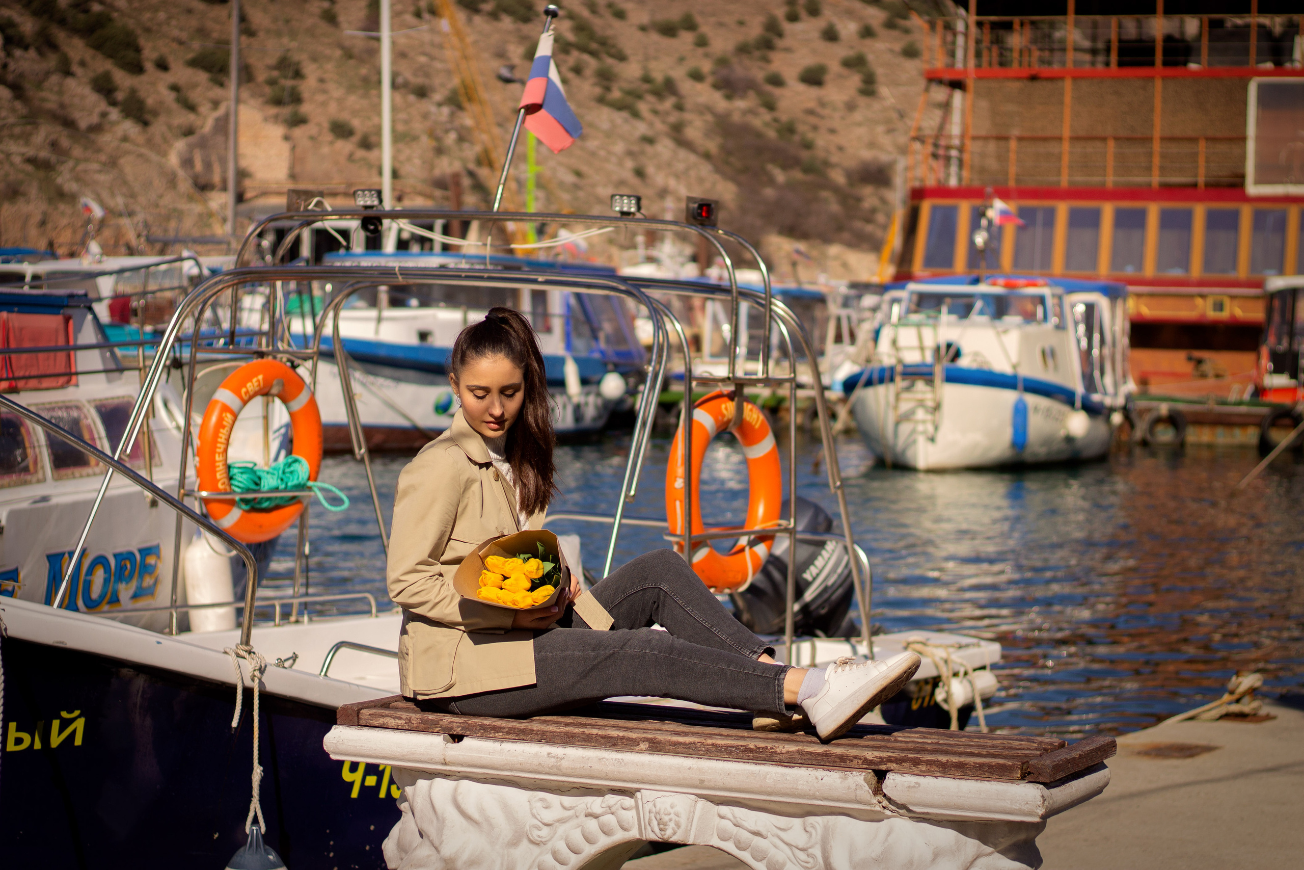 Анастасия, набережная в Балаклаве. Семейный и детский фотограф в г. Севастополь Екатерина Солдатова