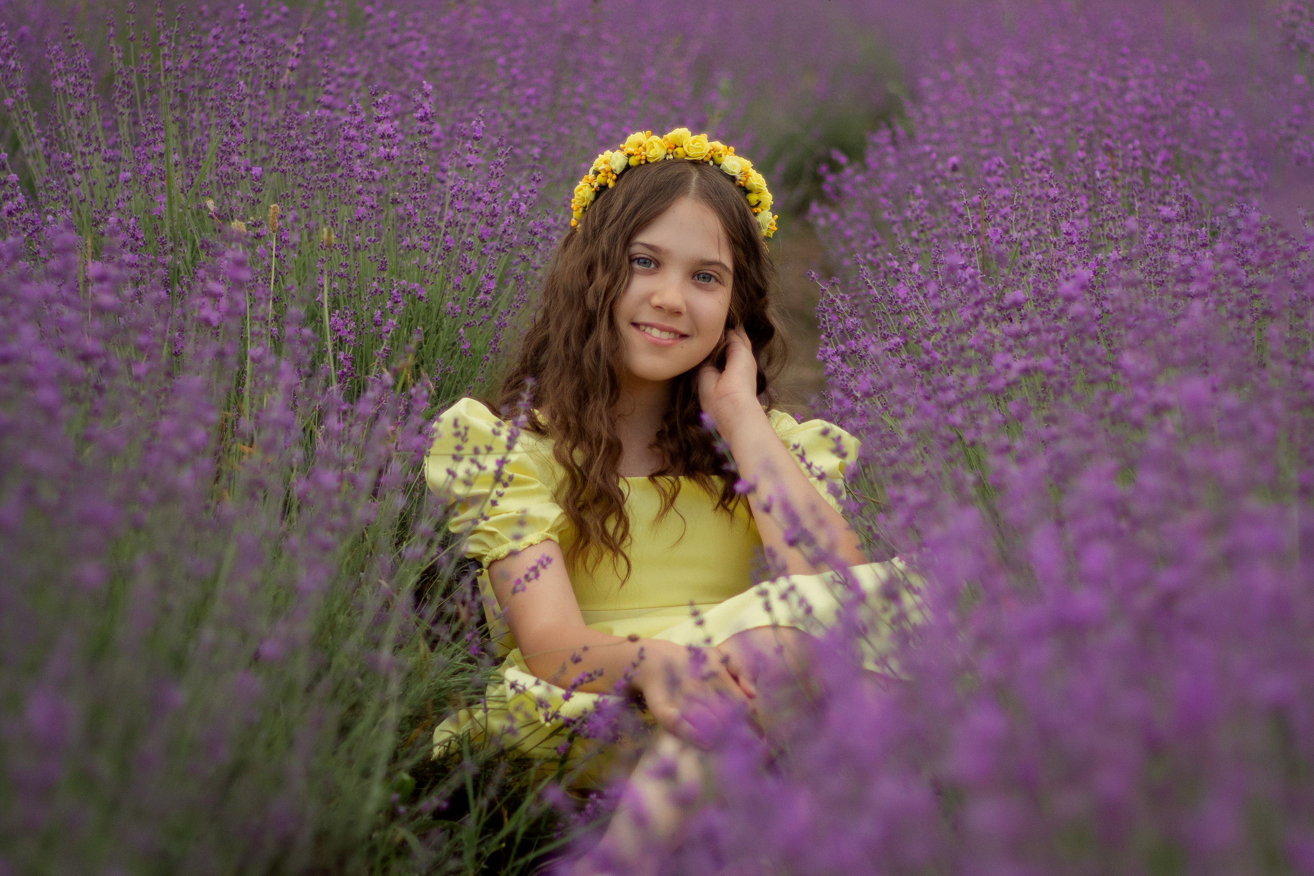 Маргаритка, лавандовая история. Семейный и детский фотограф в г. Севастополь Екатерина Солдатова