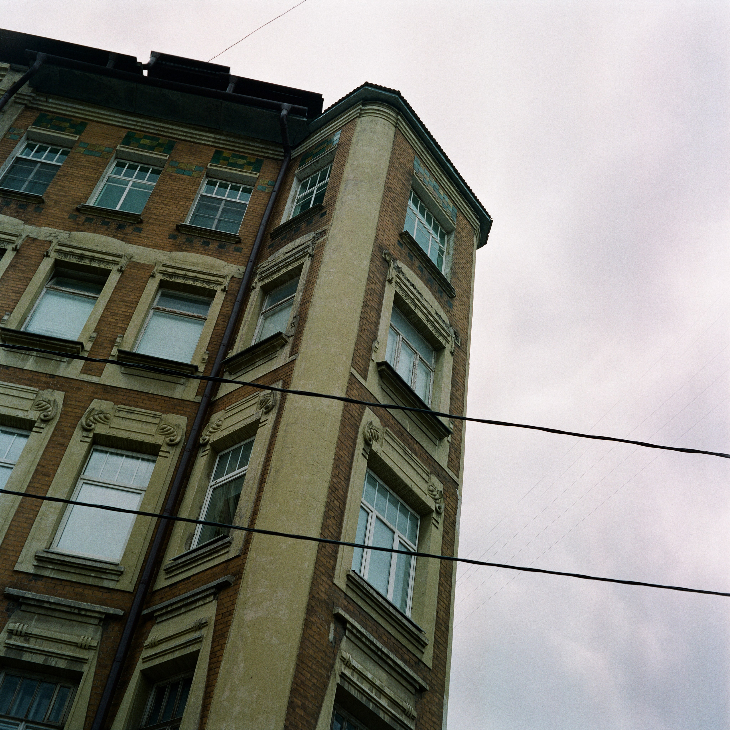 Улица Поваровка и окрестности | Minolta Autocord | Fujicolor Pro 400H