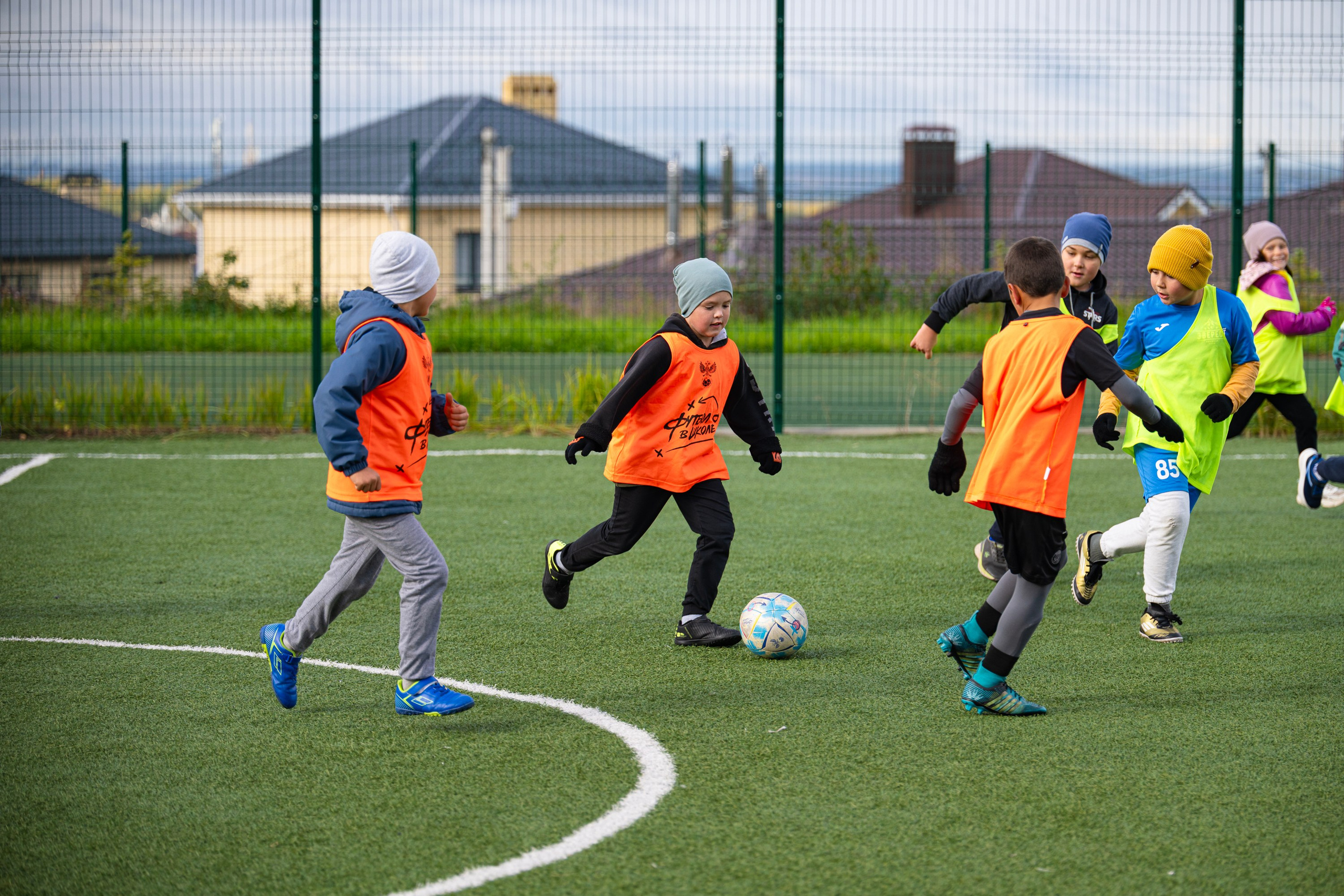 Детский футбол. Республика Татарстан, Высокогорский район, с. Высокая Гора. Свадебный фотограф в Казани, и Зеленодольске Радик Мухаметов