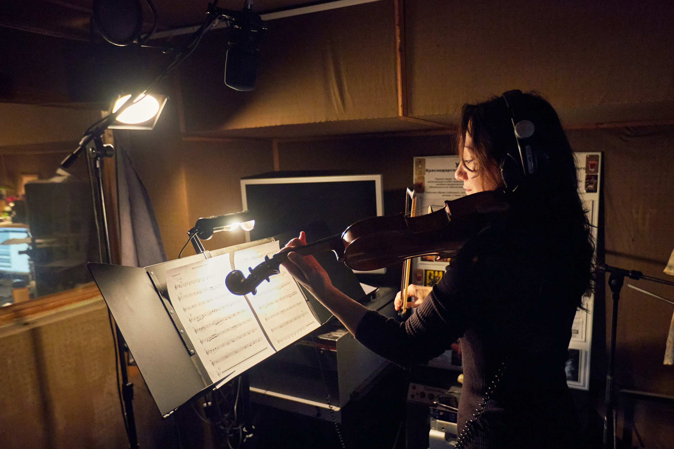 Студия звукозаписи. Фотограф Юлия Маринина