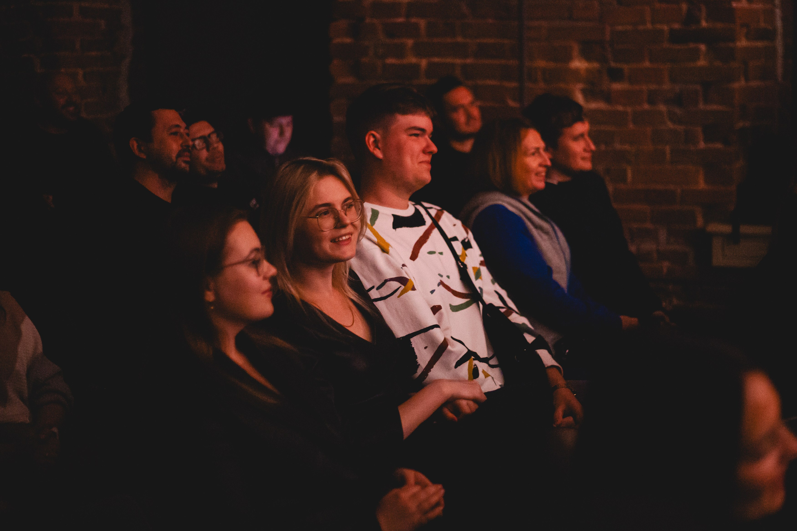 Фотографии стендапа Первой лиги КВН в Перми. Репортажный фотограф в Перми Денис Голдобин