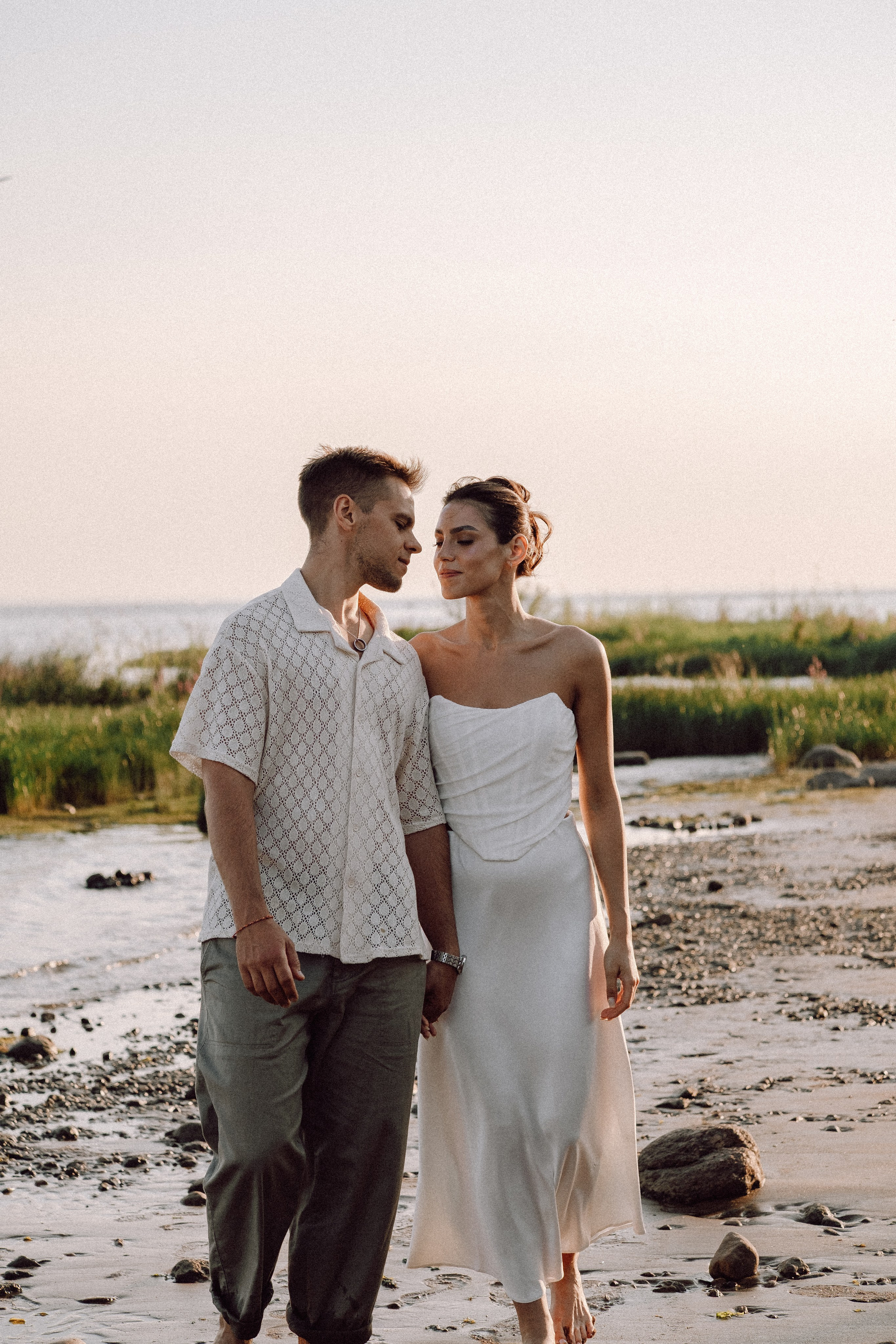 СВАДЕБНАЯ ФОТОСЕССИЯ ВЫЕЗДНОЙ ЦЕРЕМОНИИ (ФИНСКИЙ ЗАЛИВ). Профессиональный фотограф, Санкт-Петербург — Виктория Богомолова