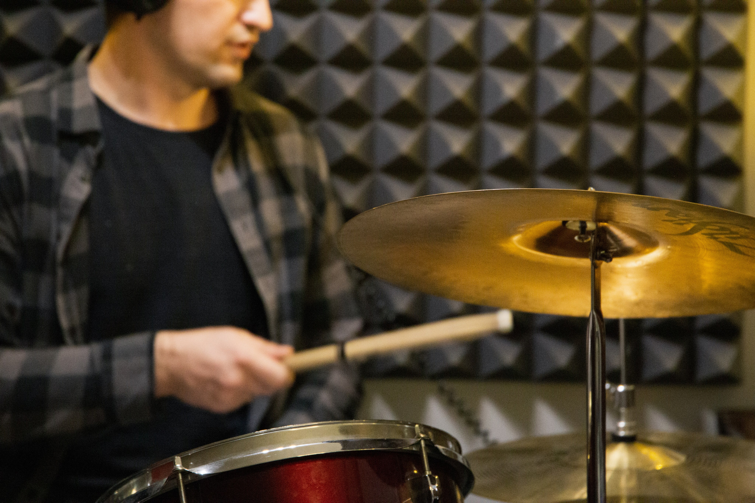 Мастер-класс в школе (барабан). Портретный фотограф в Москве Афанасьева Вера