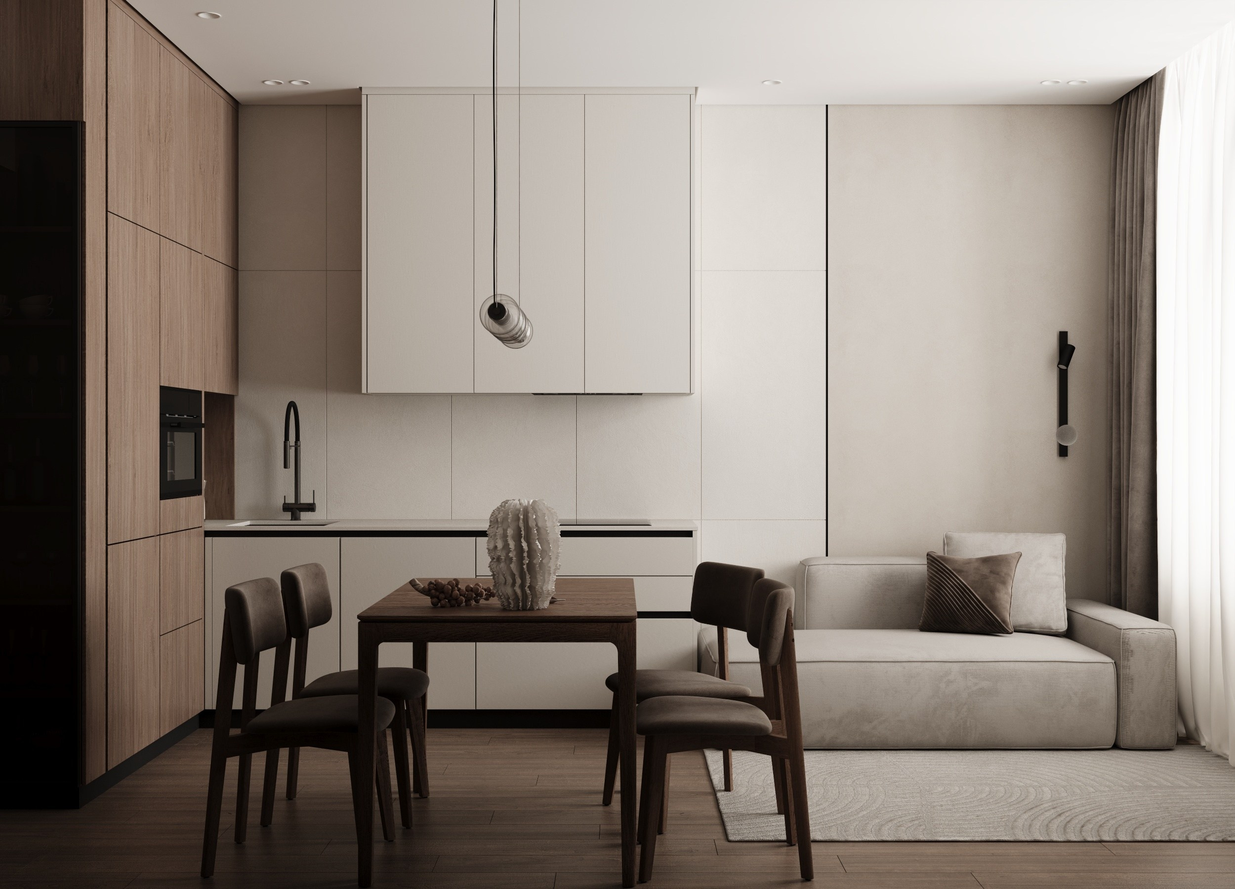 ЖК Рассказово 78 м². Дизайнер интерьера квартир и частных домов в Казани