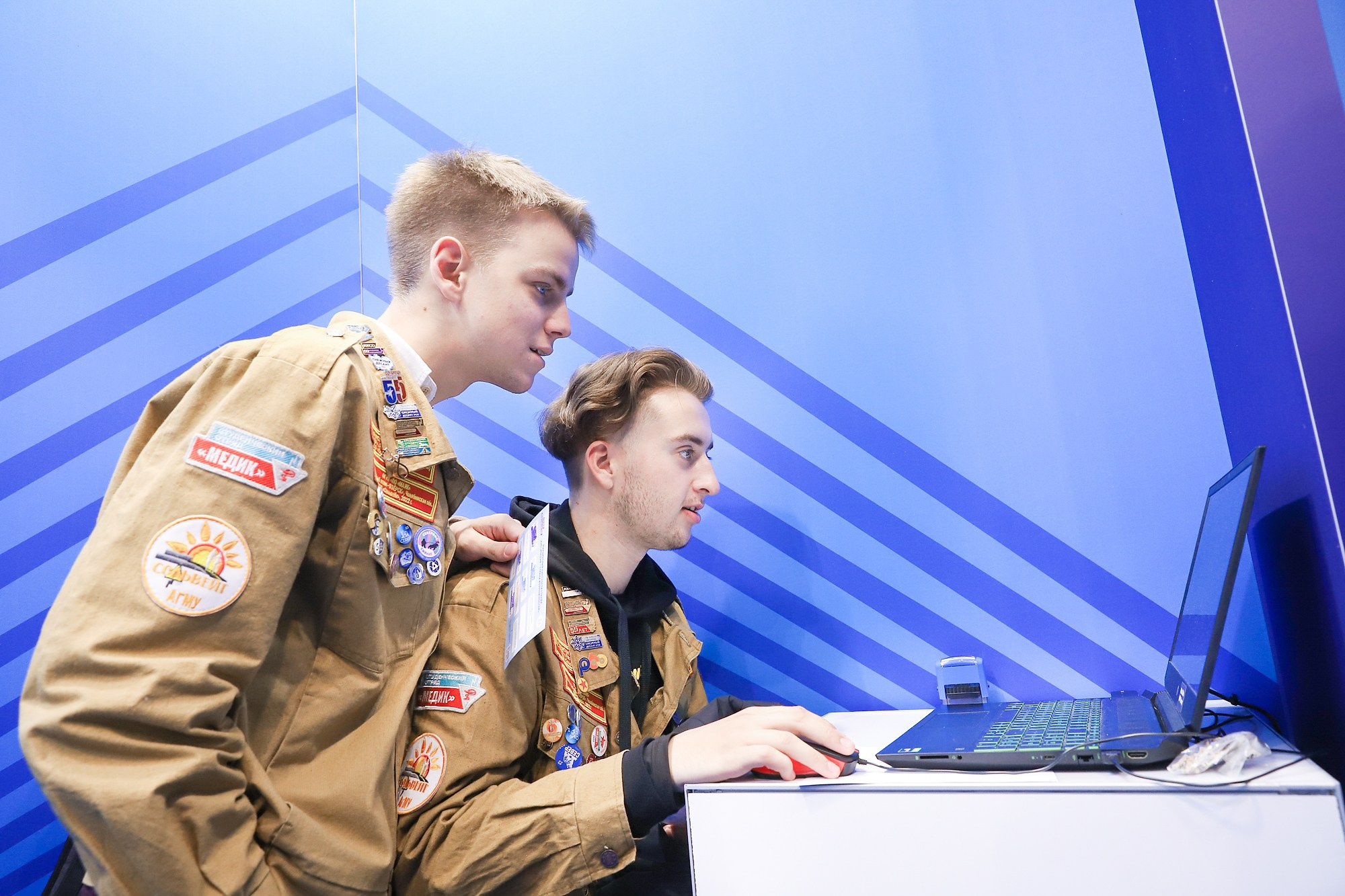 Стенд «Россия — страна возможностей». Фотограф Дарья Попова