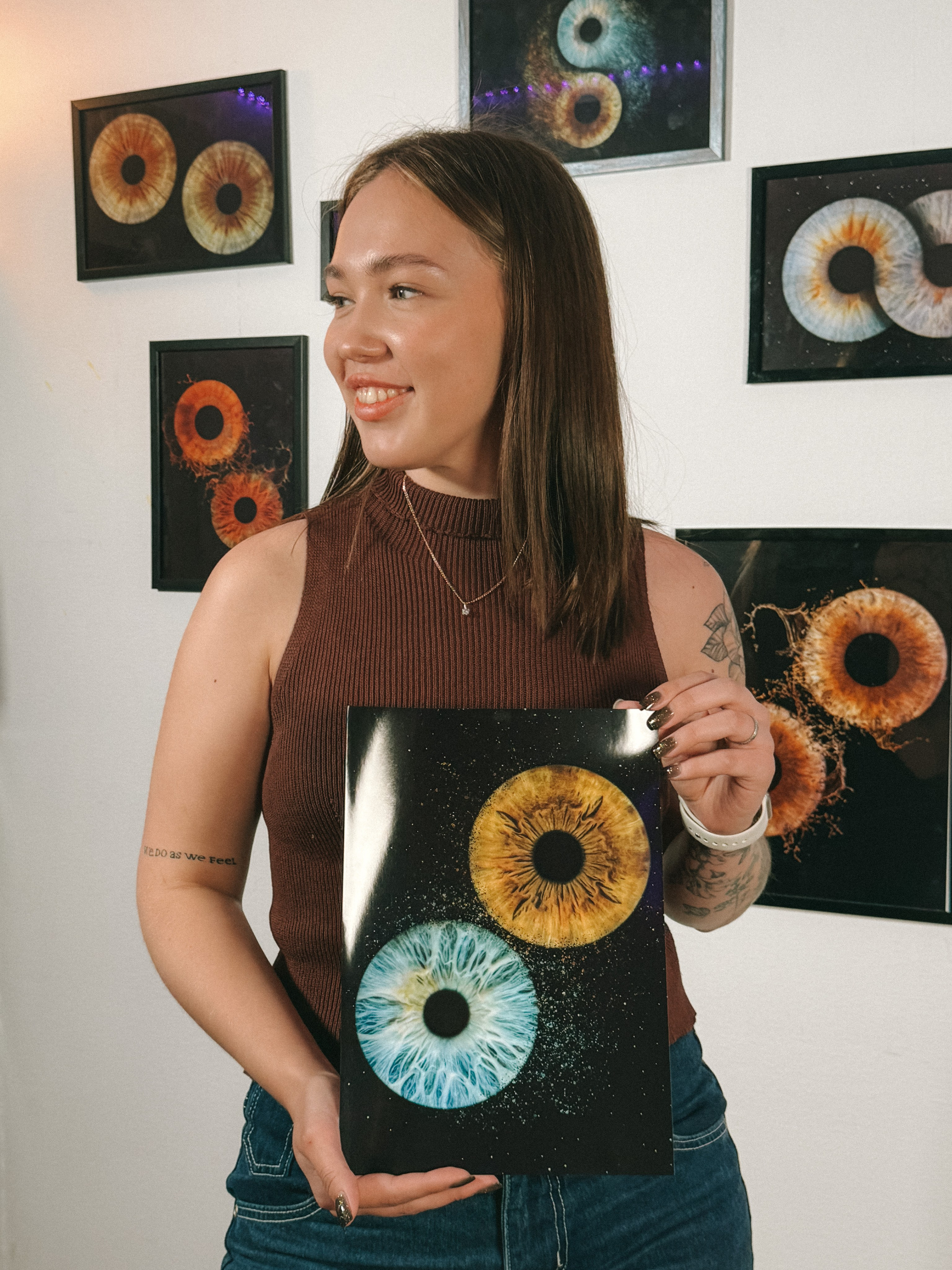 Примеры фото. Фото радужки глаза LOOK IN